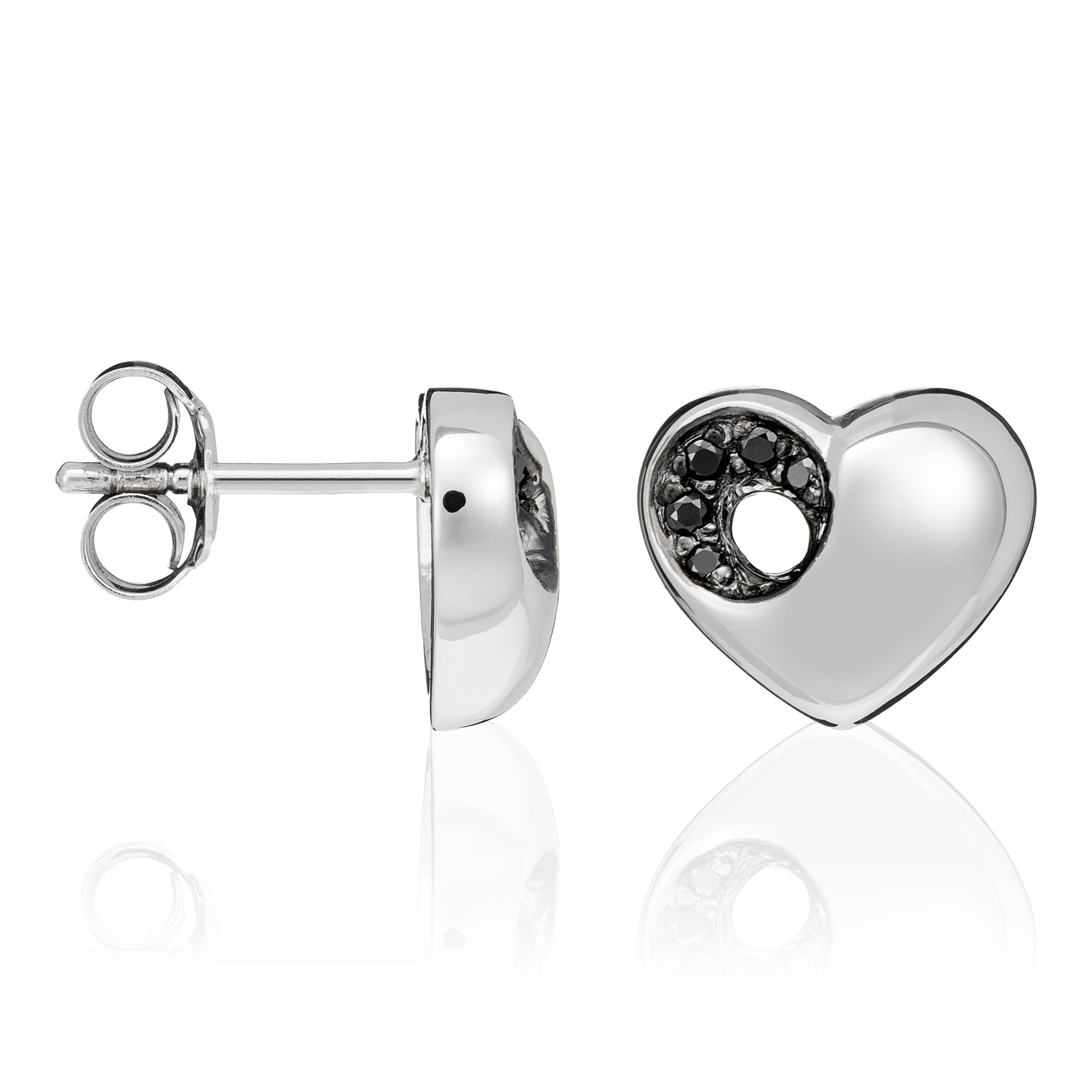Orphelia Ohrstecker für Damen, 925 Sterlingsilber, Silber ZO-5021