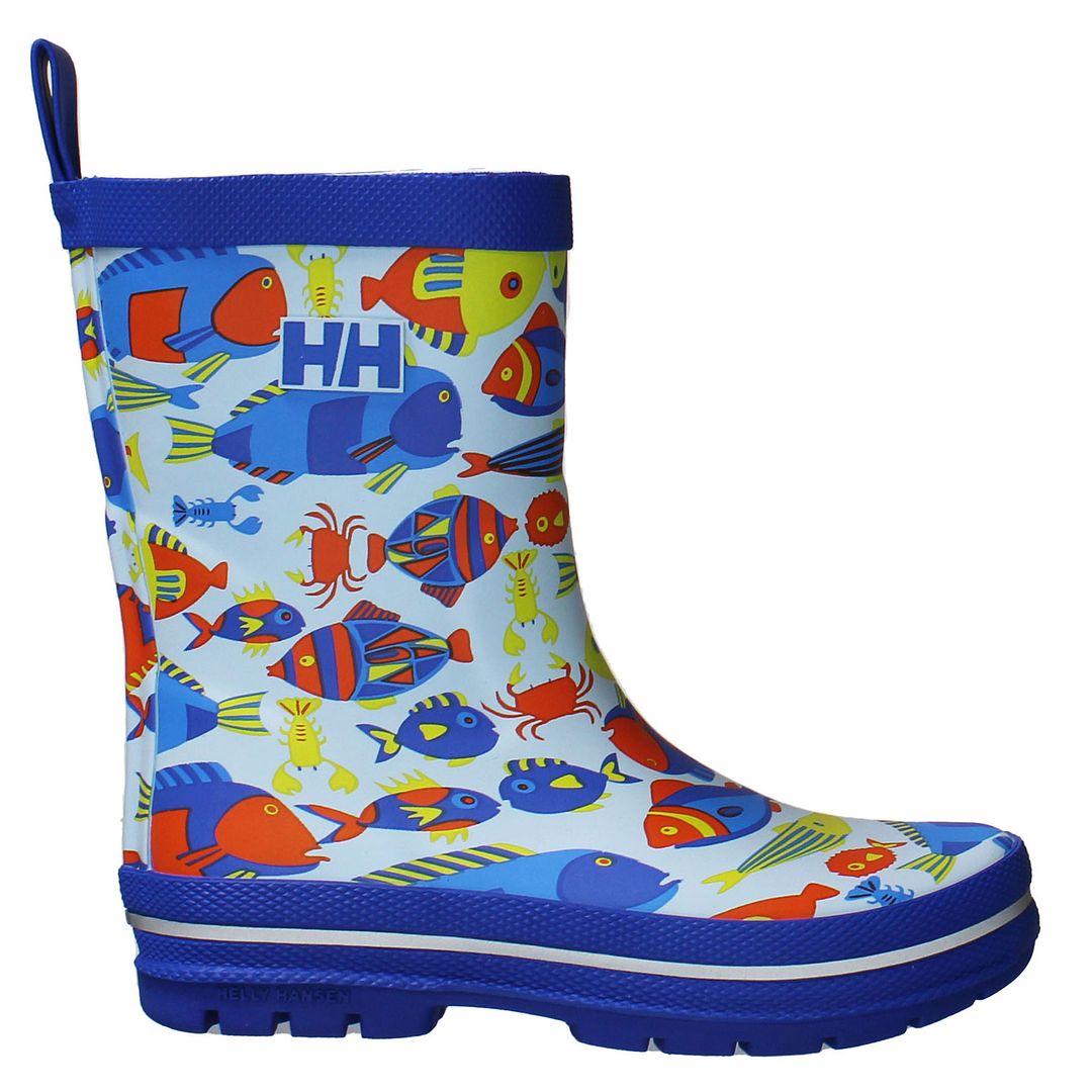 Helly Hansen JR Splash Print Blauw Kinderlaarzen