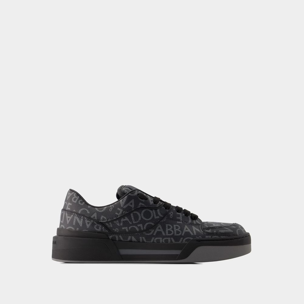 Thumbnail - Sneakers New Roma - Dolce&Gabbana - Leder - Schwarz