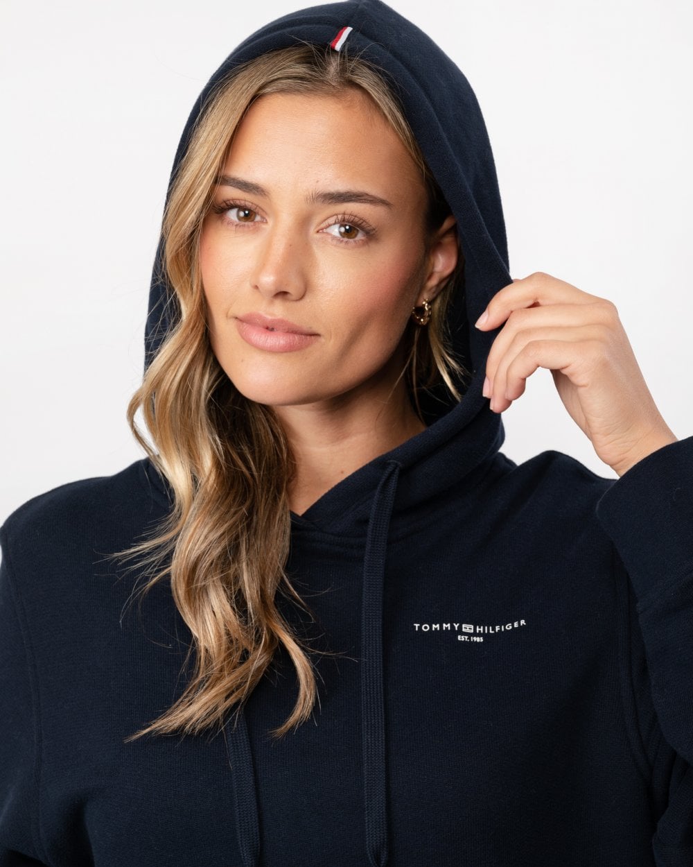 TOMMY HILFIGER 1985 Relax Mini Corp Logo Dams Hoodie – bild 2