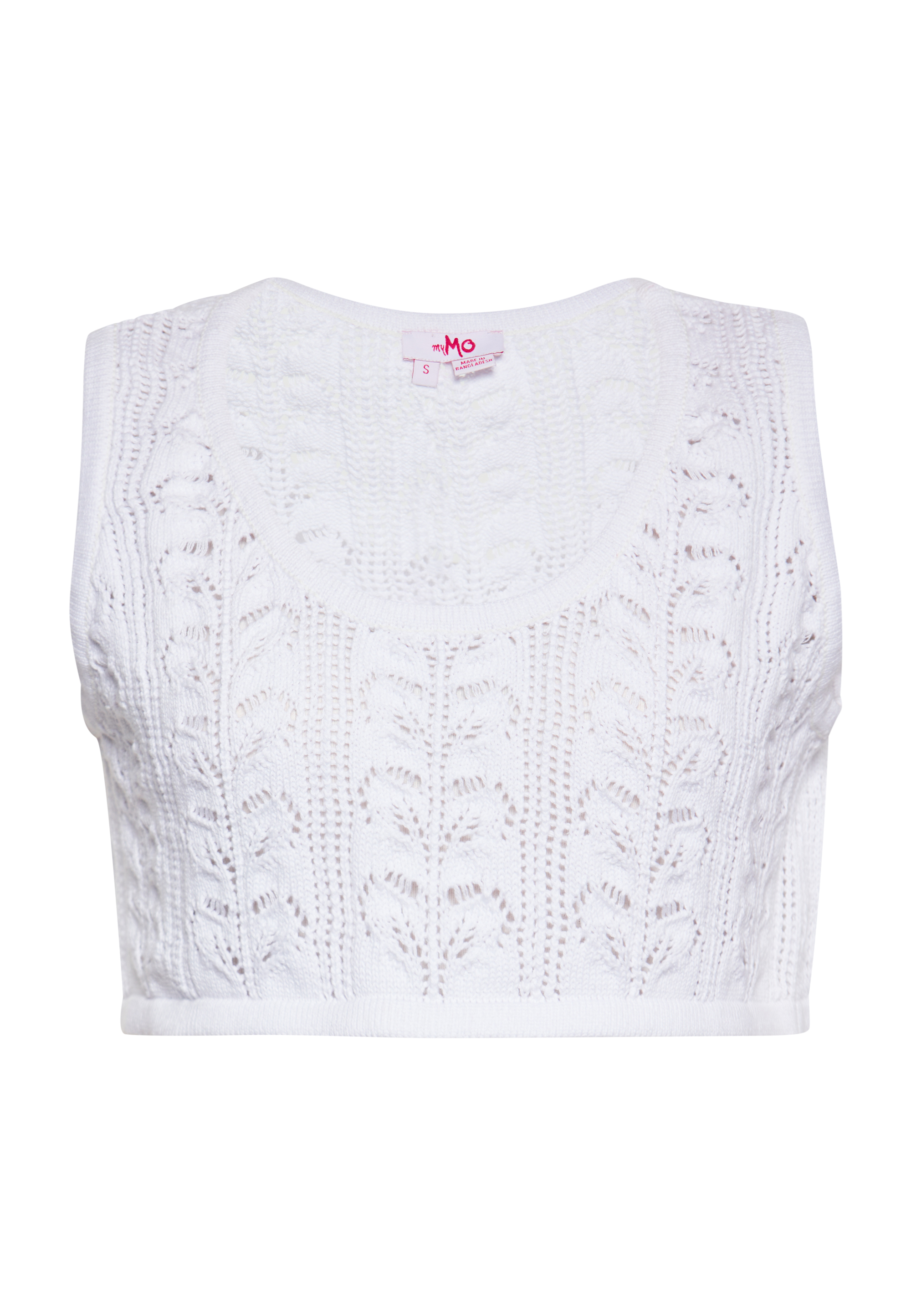 Thumbnail - Mymo Crop-Top Damen weiss