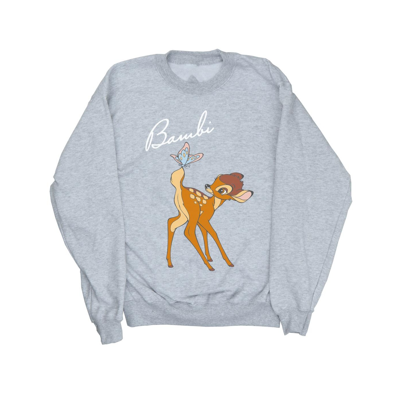 Thumbnail - Disney - "Bambi Butterfly Tail" Sweatshirt für Damen (Grau)