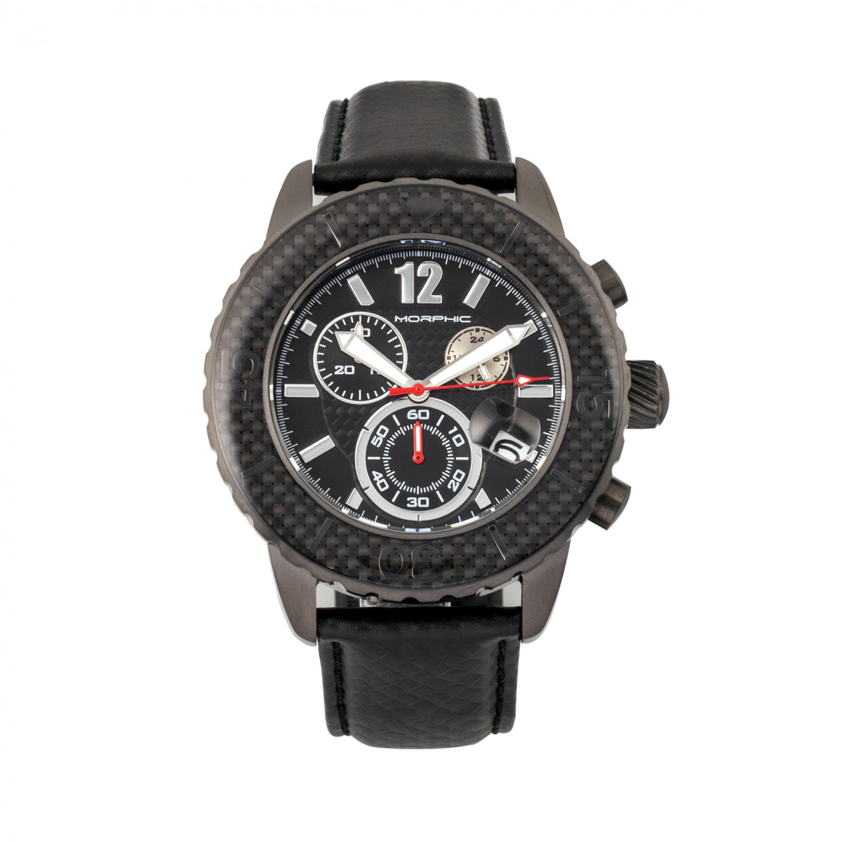 Thumbnail - Morphic M51 Serie Chronograph Lederarmbanduhr mit Datum