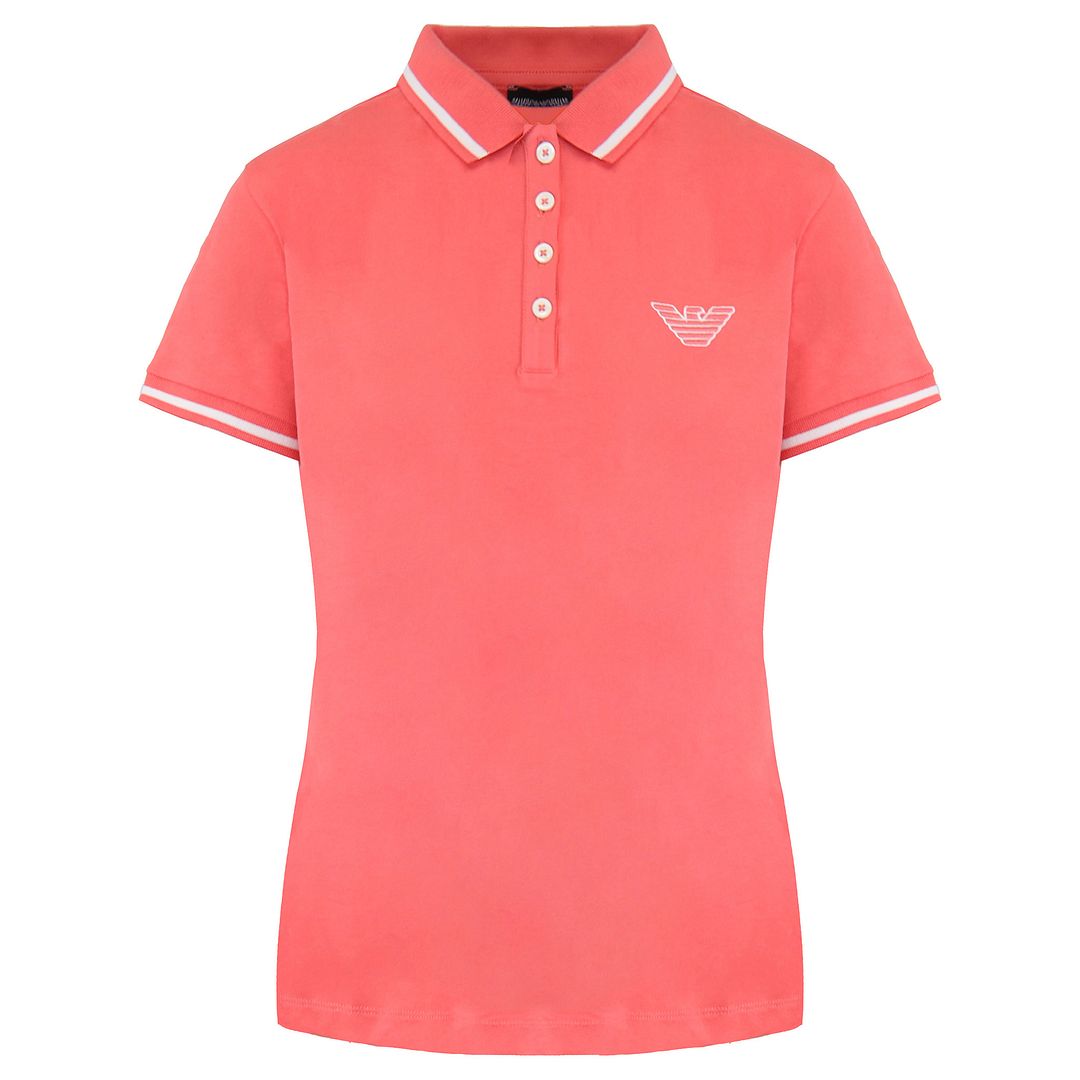 Thumbnail - Emporio Armani Herren Pfirsich Poloshirt