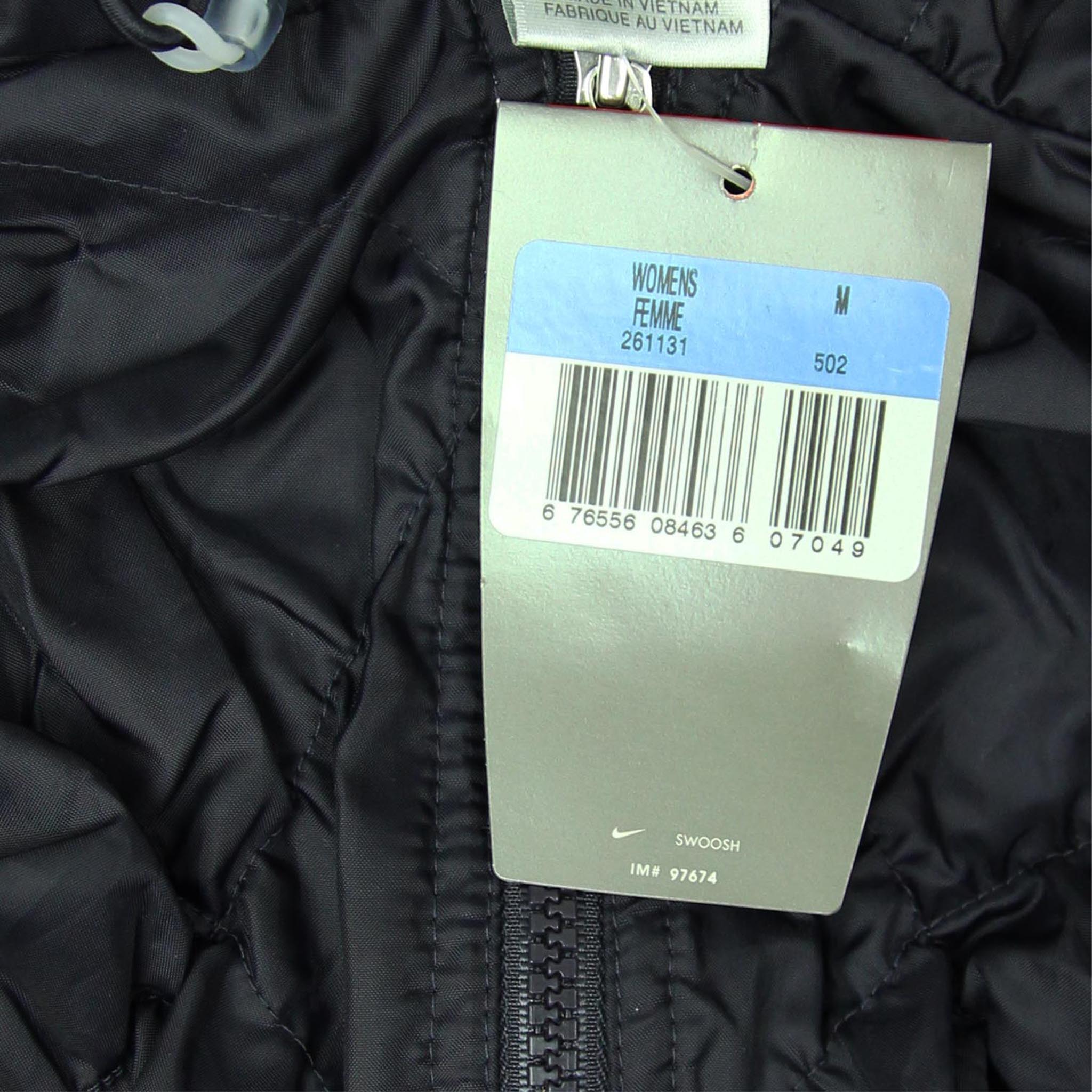 NIKE Zip Up Hooded Gilet Dam Navy Ärmlös Sportväst 261131 502 – bild 2