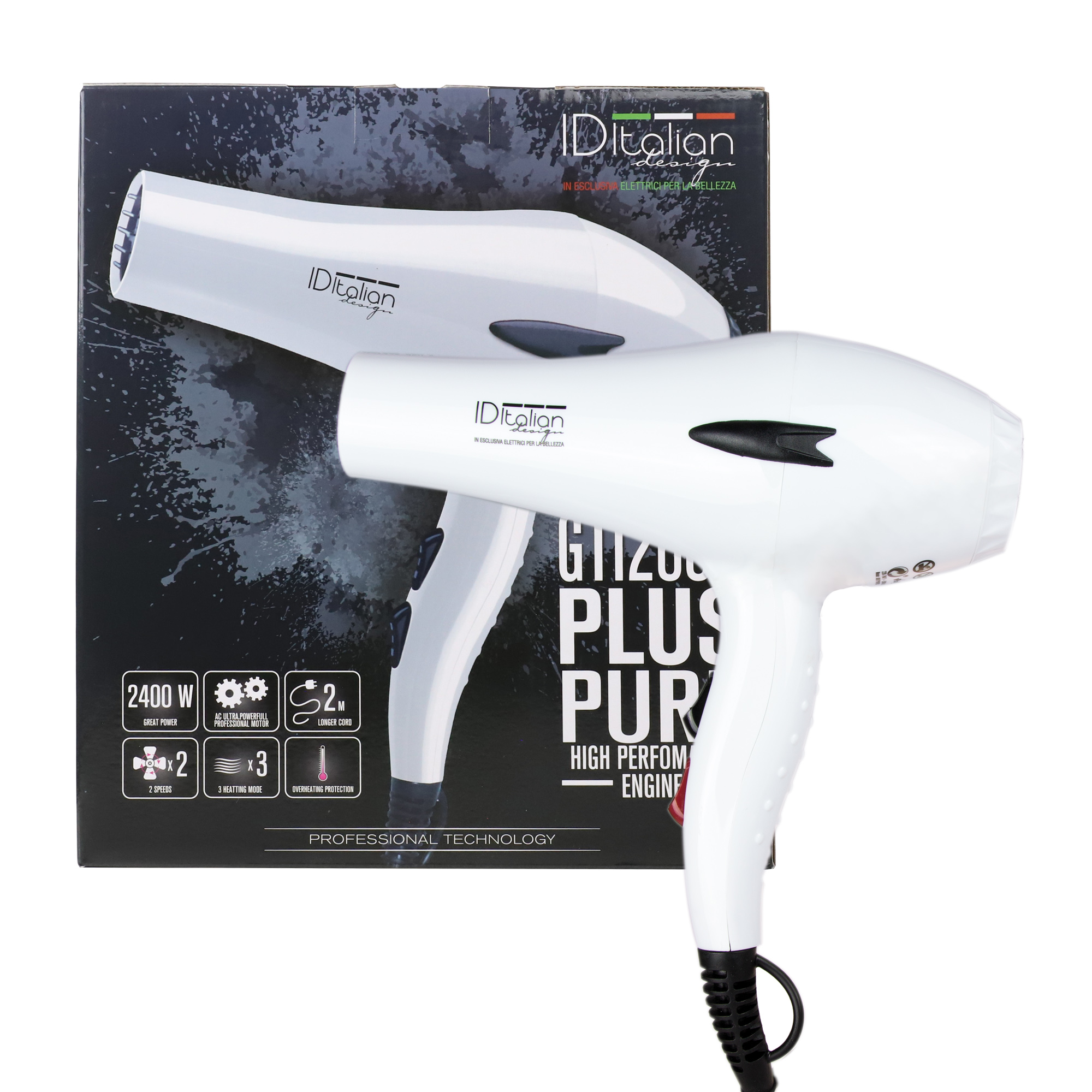 Thumbnail - Haartrockner GTI 2600 Pure Plus - 2200 W - weiß