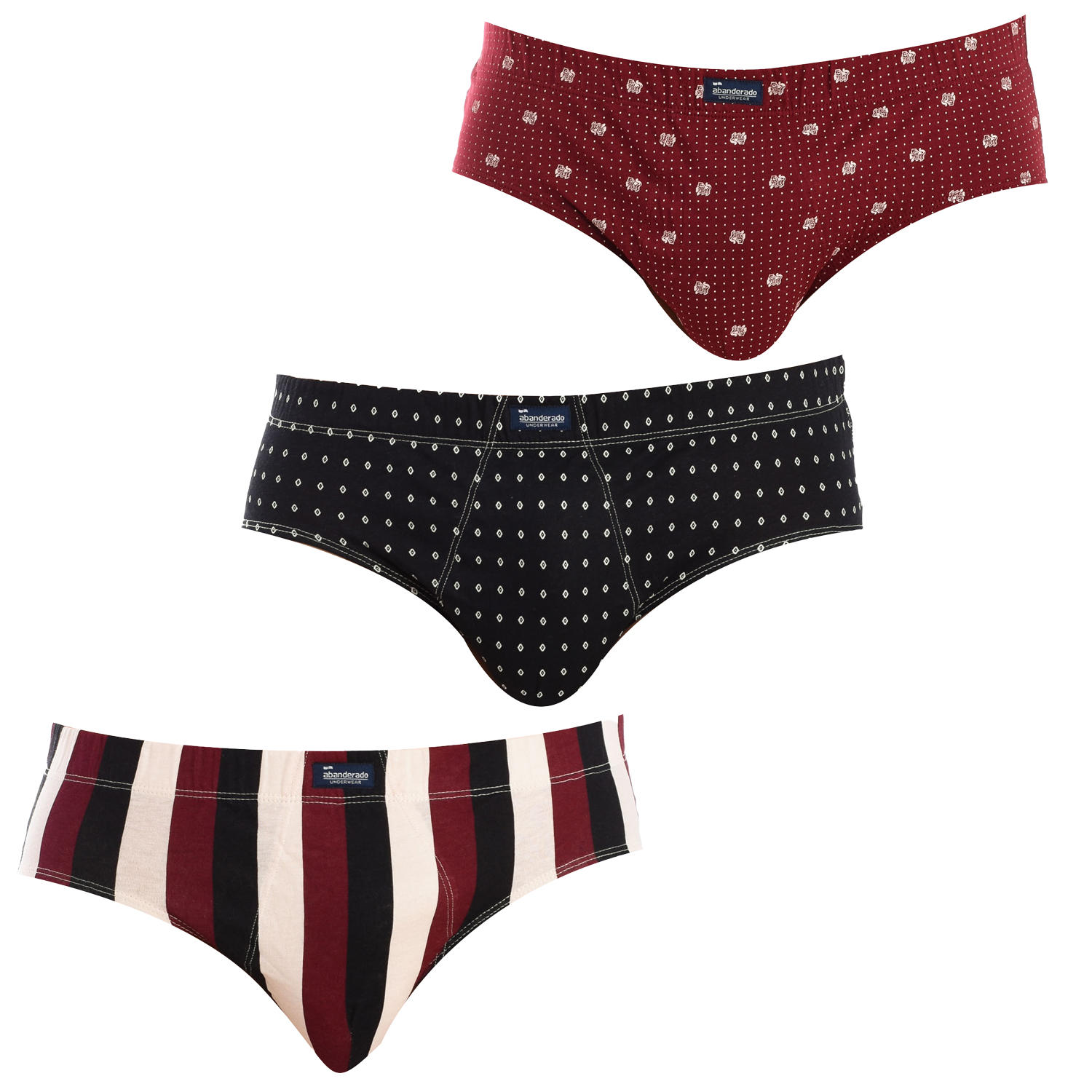 Thumbnail - Pack-3 Essential Slips atmungsaktives Gewebe A0080 Mann