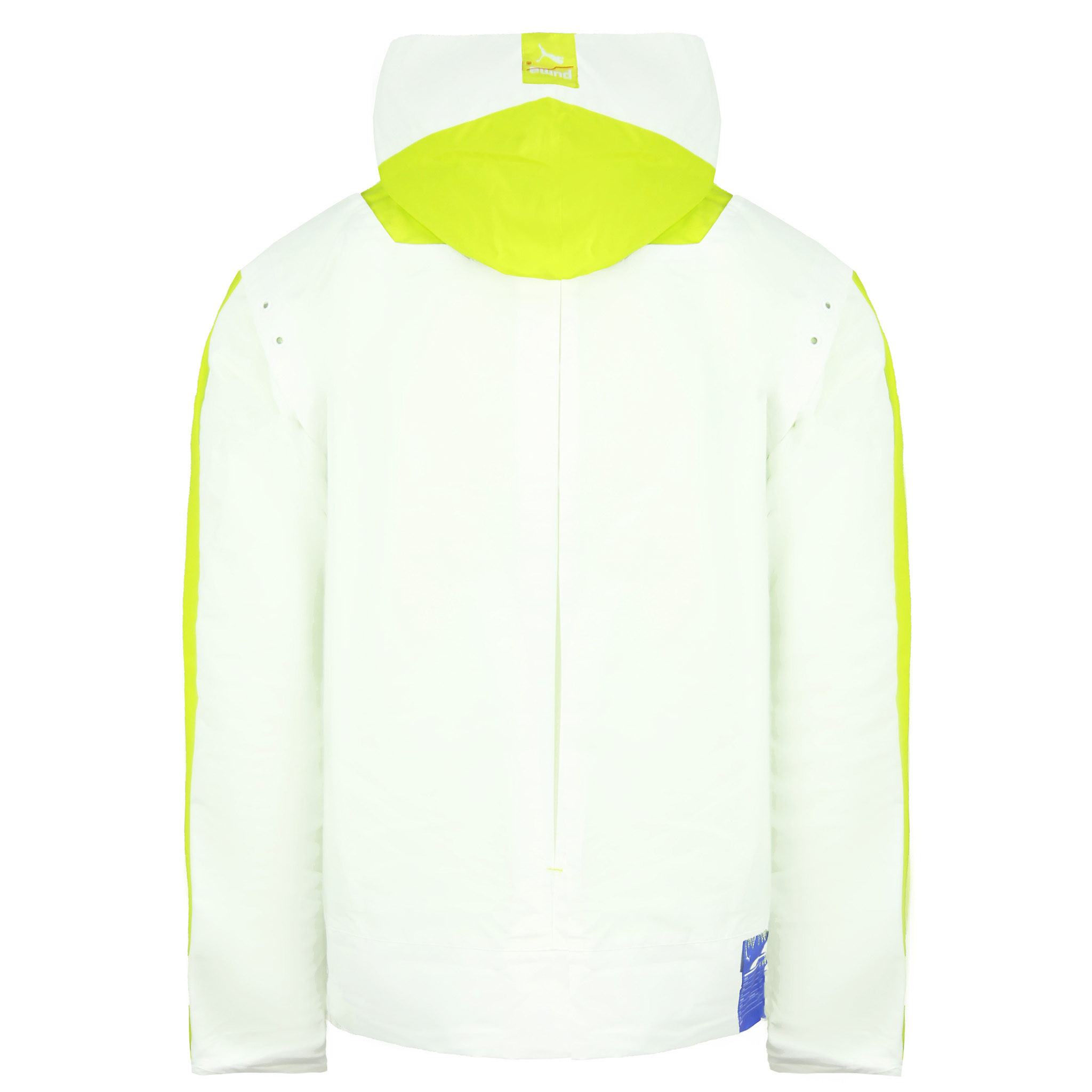 x Ader Error Långärmad Hooded Vit Vindjacka för herrar 595535 02 2
