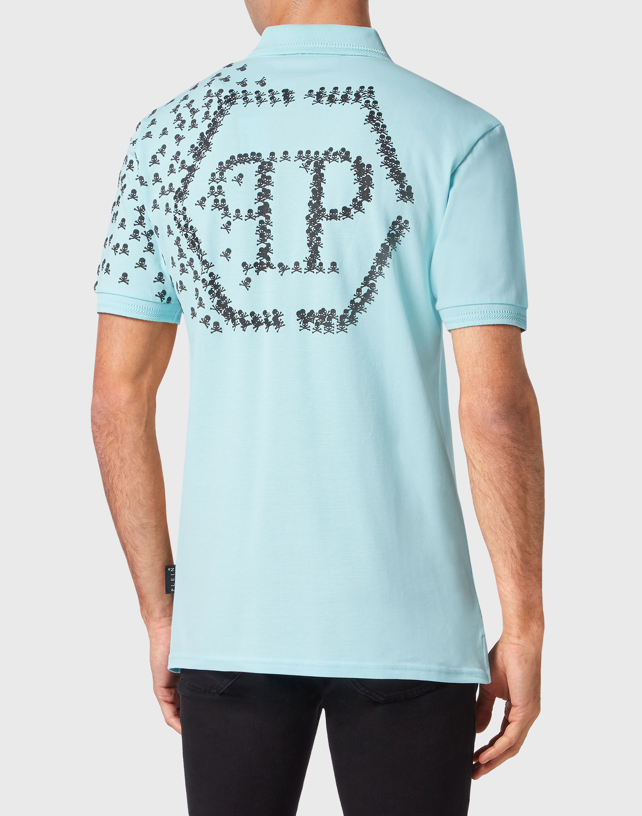 Philipp Plein Pikétröja Skull&Bones herr – bild 2