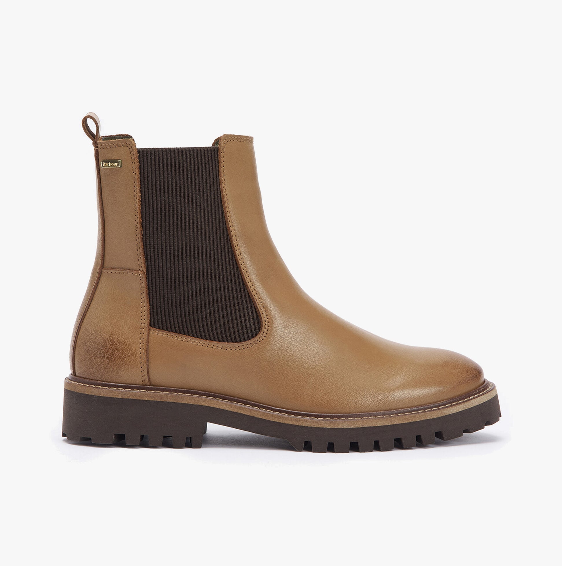 Barbour HARMBY Womens Chelsea Boots Chestnut – Brown – Size UK 4