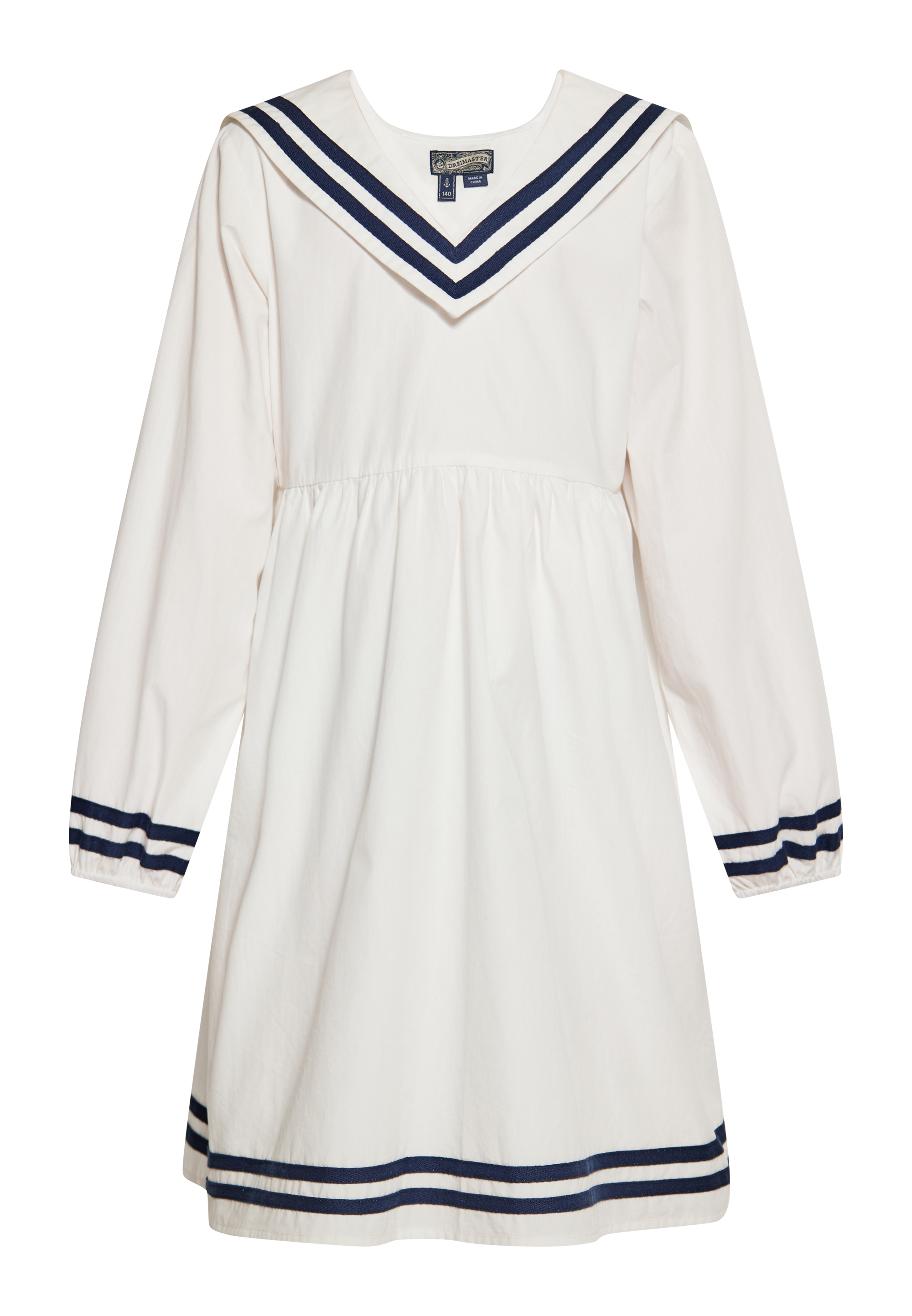 Thumbnail - Dreimaster Kleid Mädchen (Kids) weiss