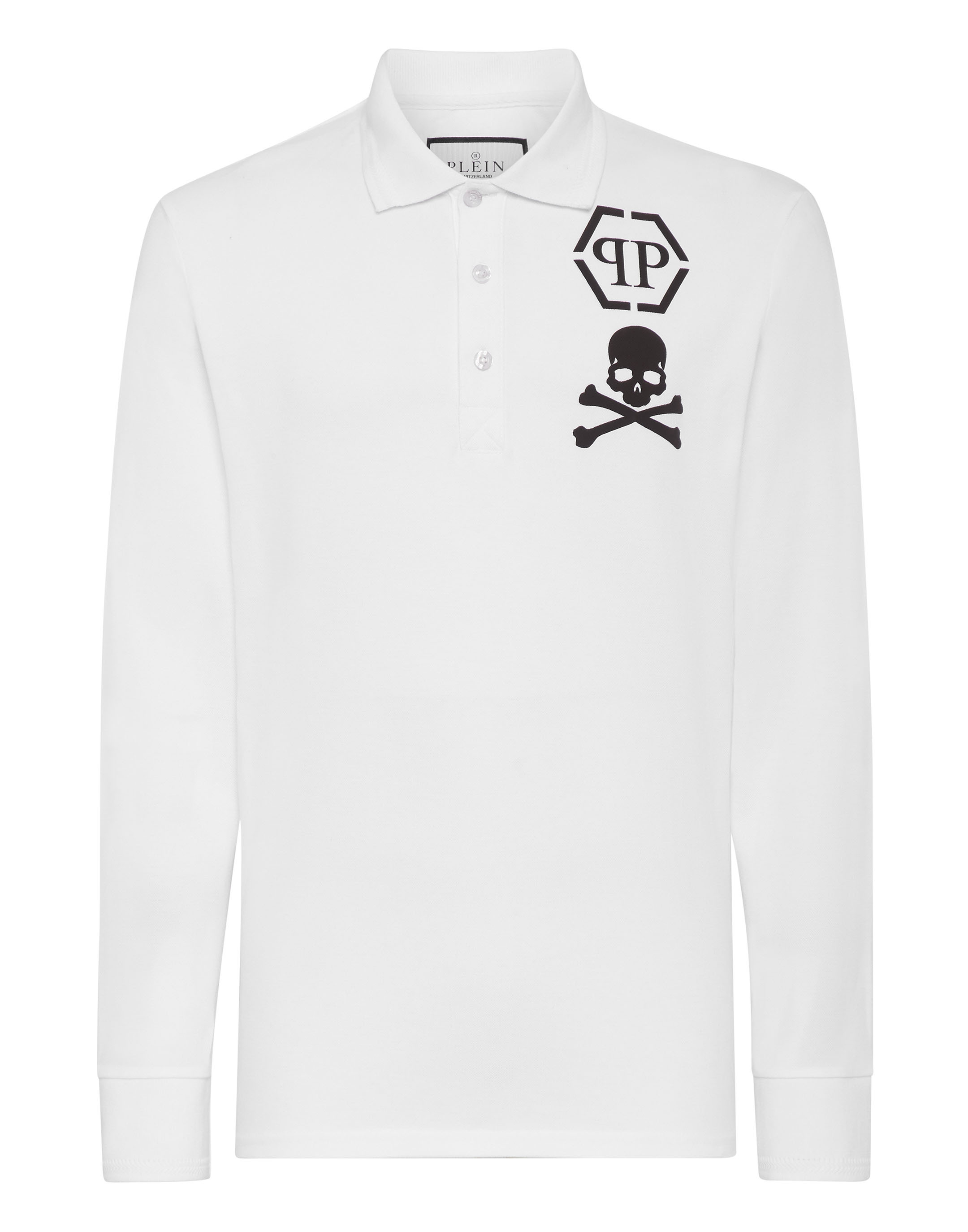 Philipp Plein Pikétröja Skull&Bones herr – bild 2