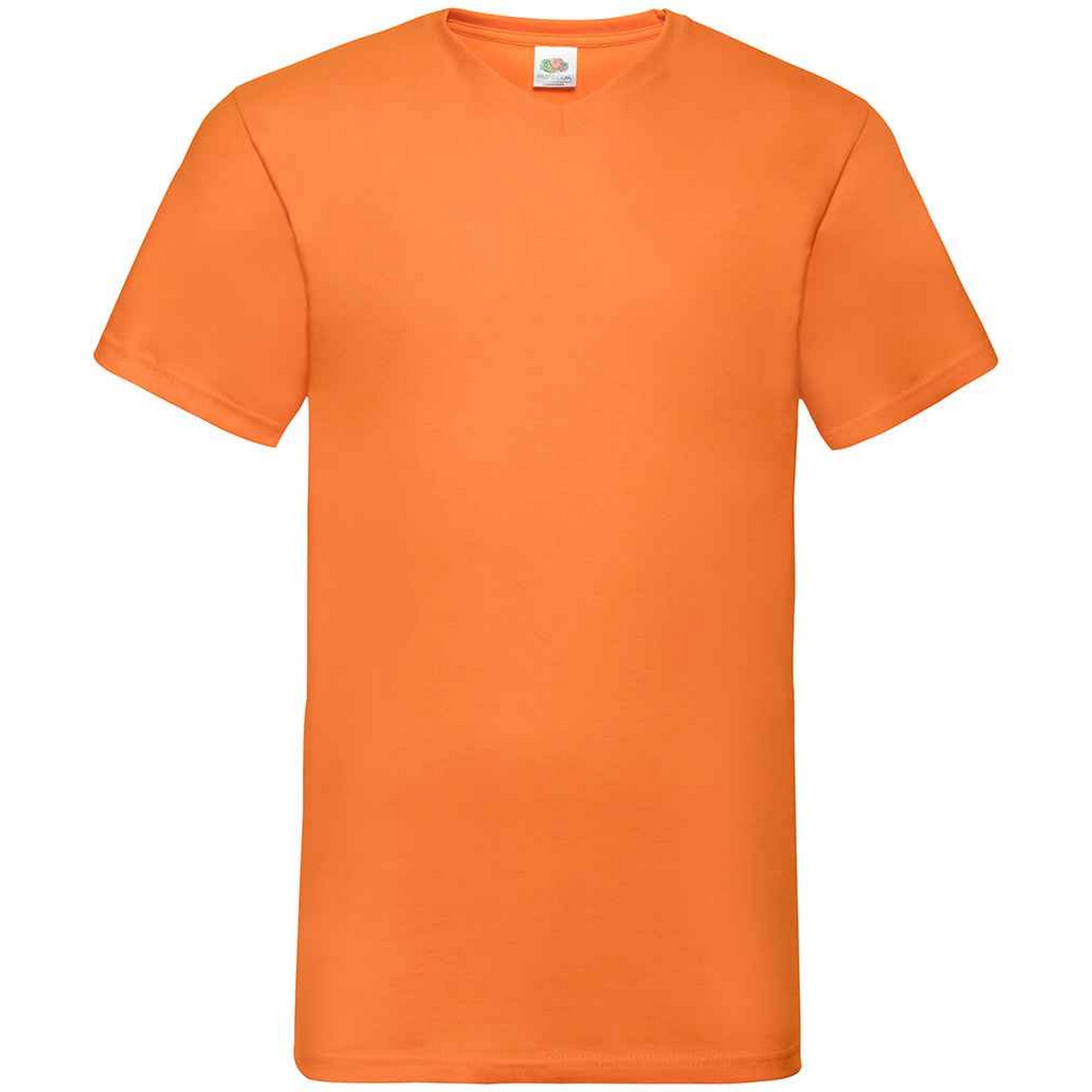 Thumbnail - Fruit of the Loom - "Value" T-Shirt V-Ausschnitt für Herren (Orange)