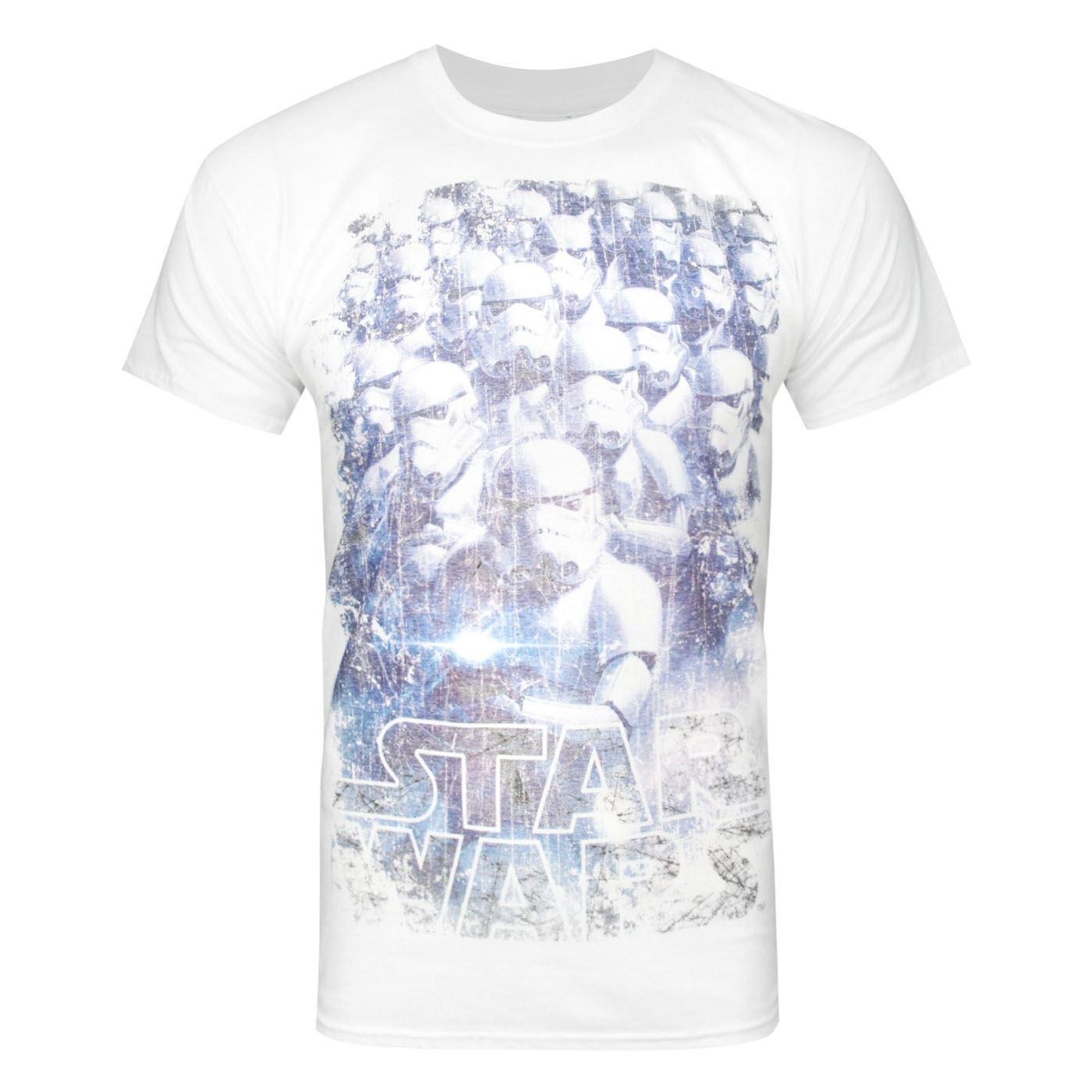 Thumbnail - Star Wars - T-shirt vieilli Stormtroopers - Homme (Blanc)