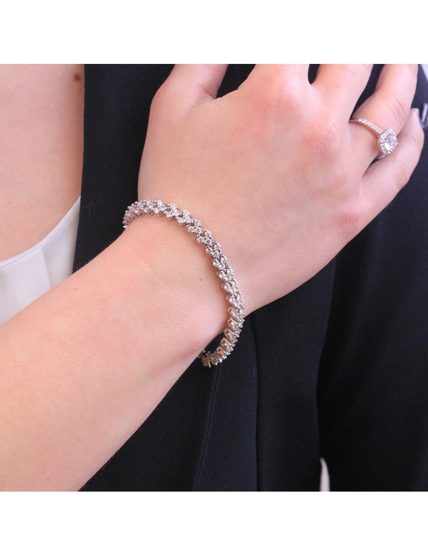 MYC Paris Prinsessarmband silver och kristall dam – bild 2