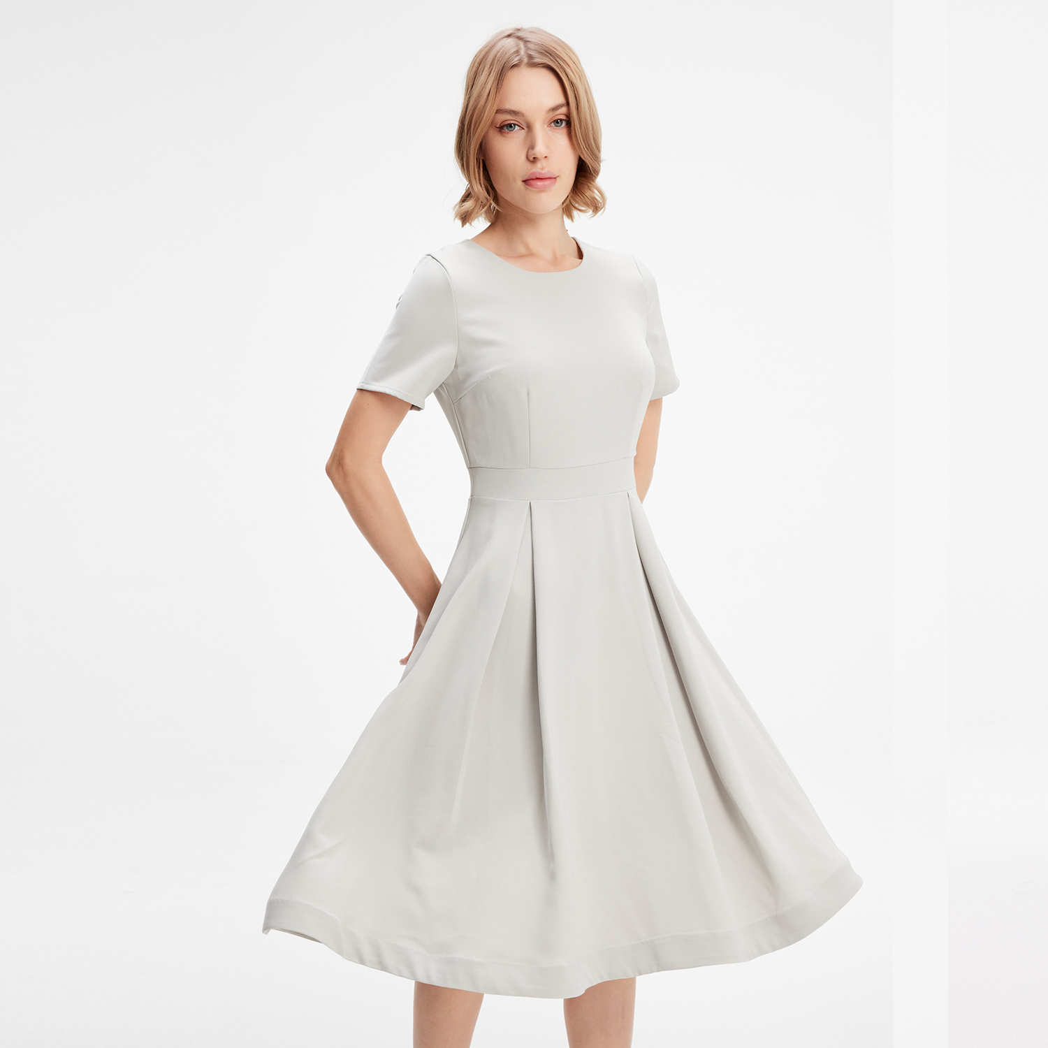 Fit-And-Flare Klassieke Jurk-image