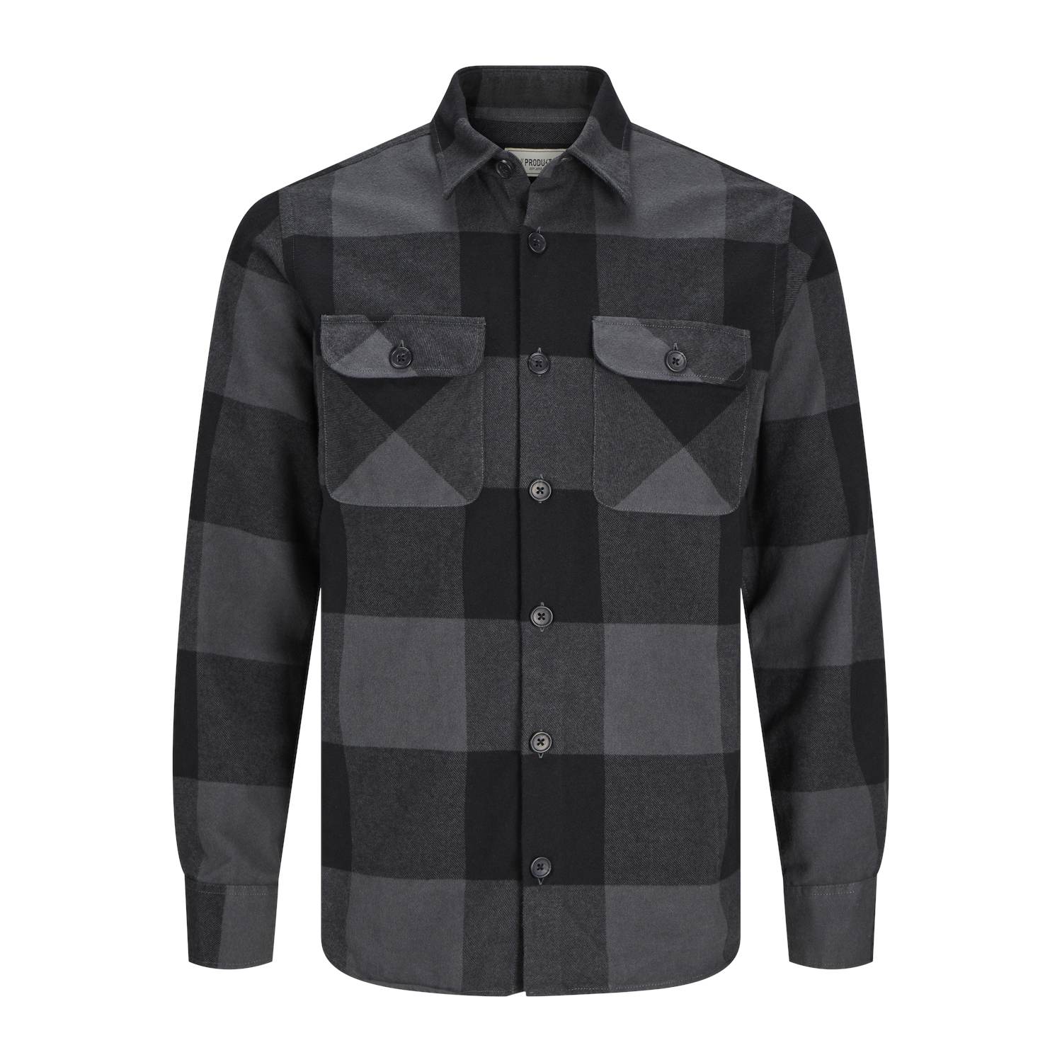 Produkt Dean Check Overshirt Grau S