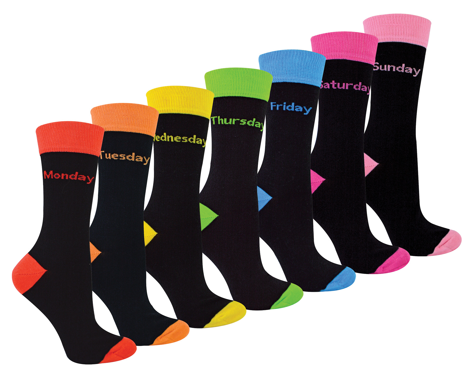 Sock Snob 7 Pack Womens Days Of The Week Socks