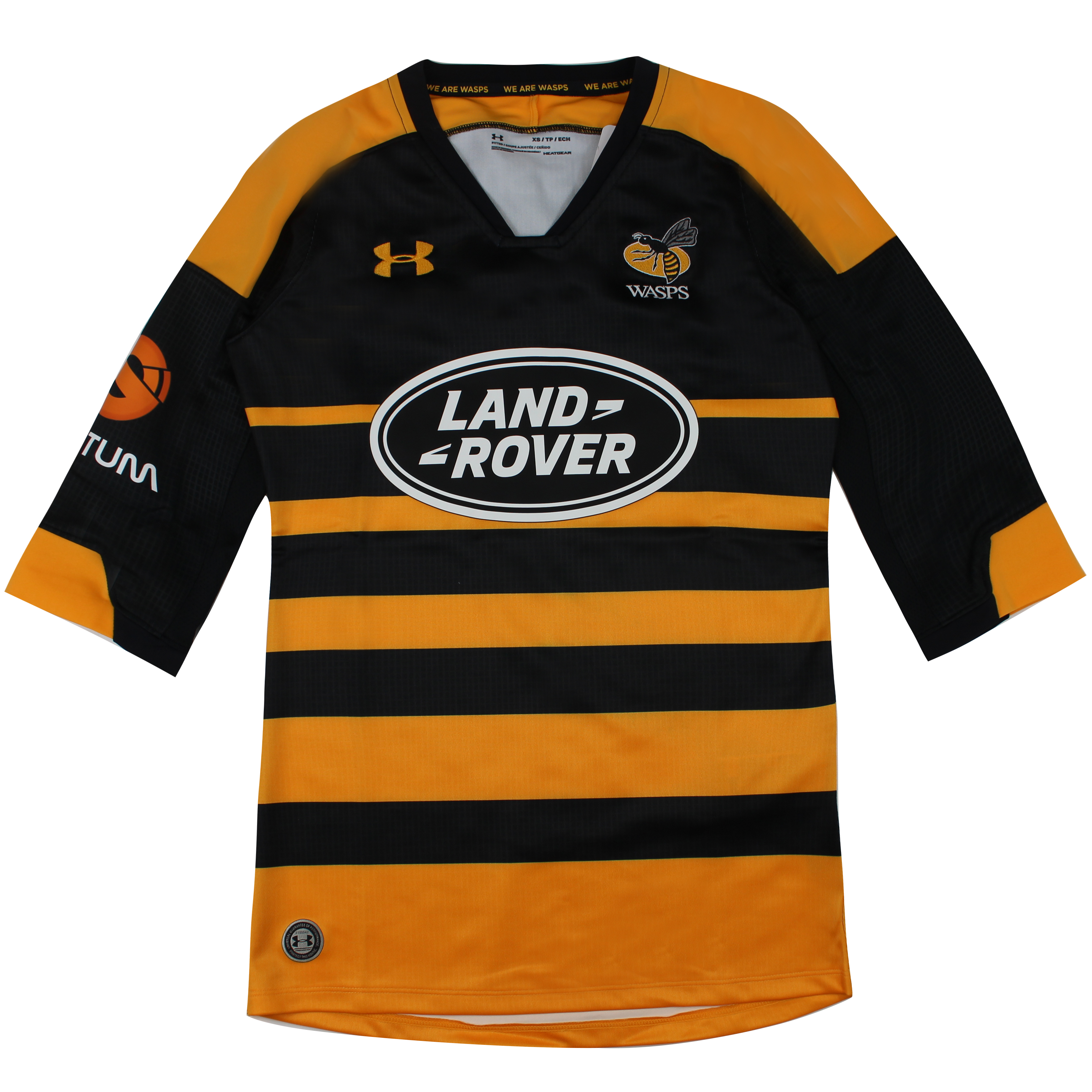 Thumbnail - Under Armour Wasps RFC 3/4 Hülle Womens Rugby ausgestattet Top 132251 003