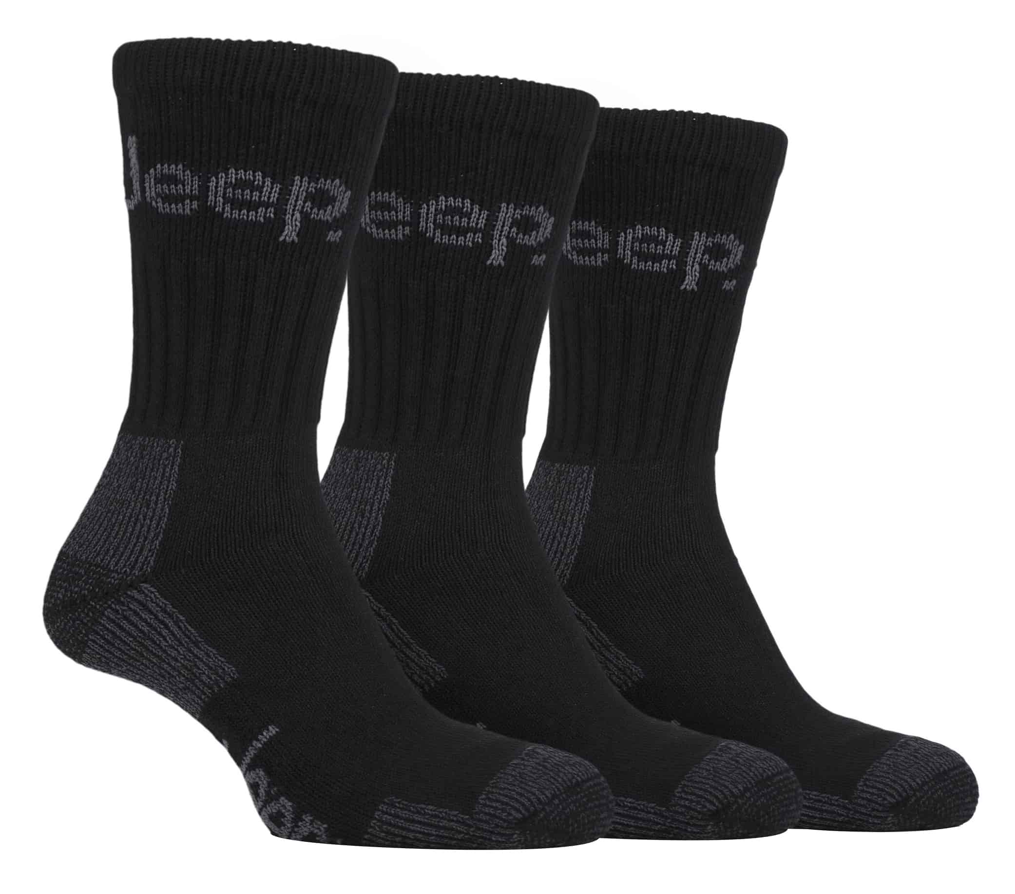 Herren 3 Paar Jeep Terrain Cushion Sole Wandern Wandern Arbeit Socken