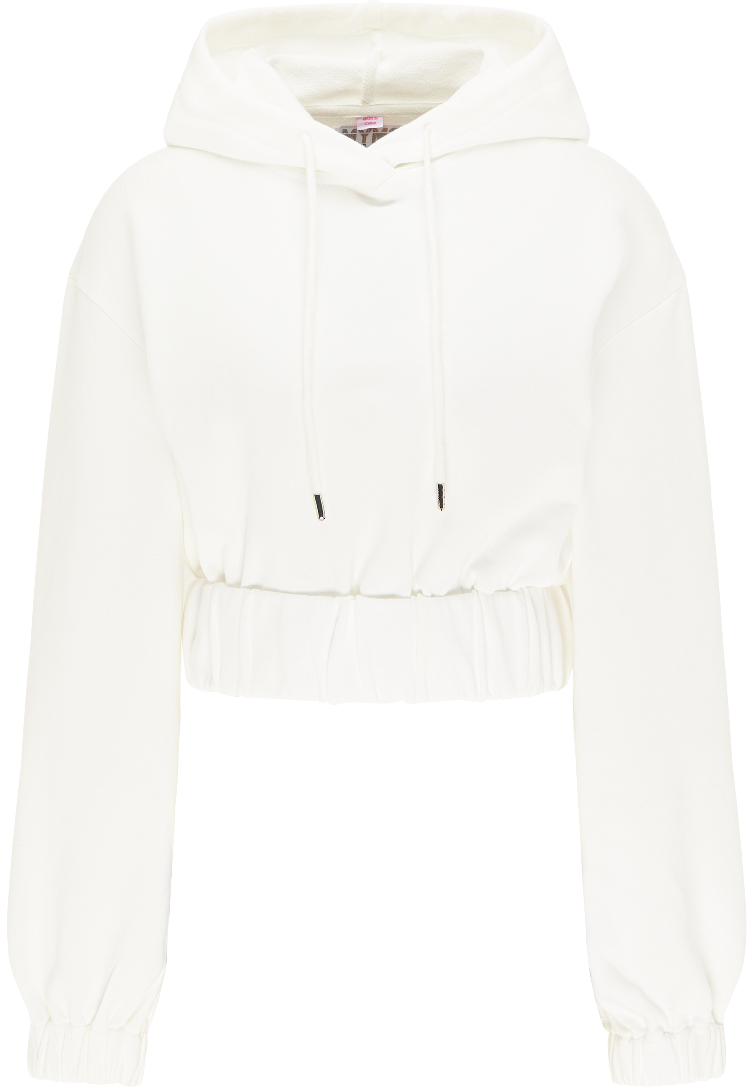 Mymo Kapuzenpullover Damen Wollweiß