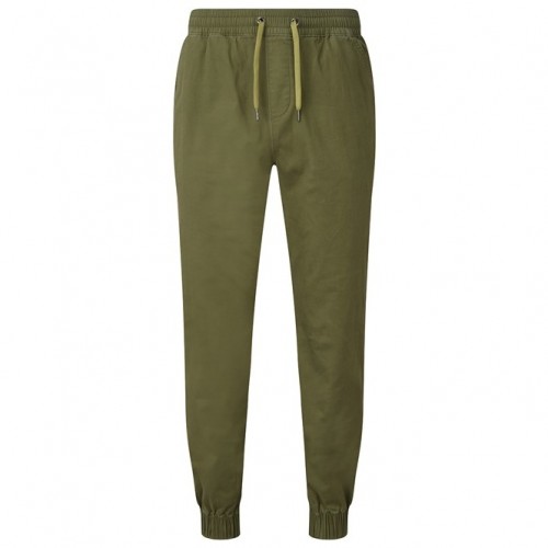 Asquith & Fox Twill joggingbroek heren (Olijf)