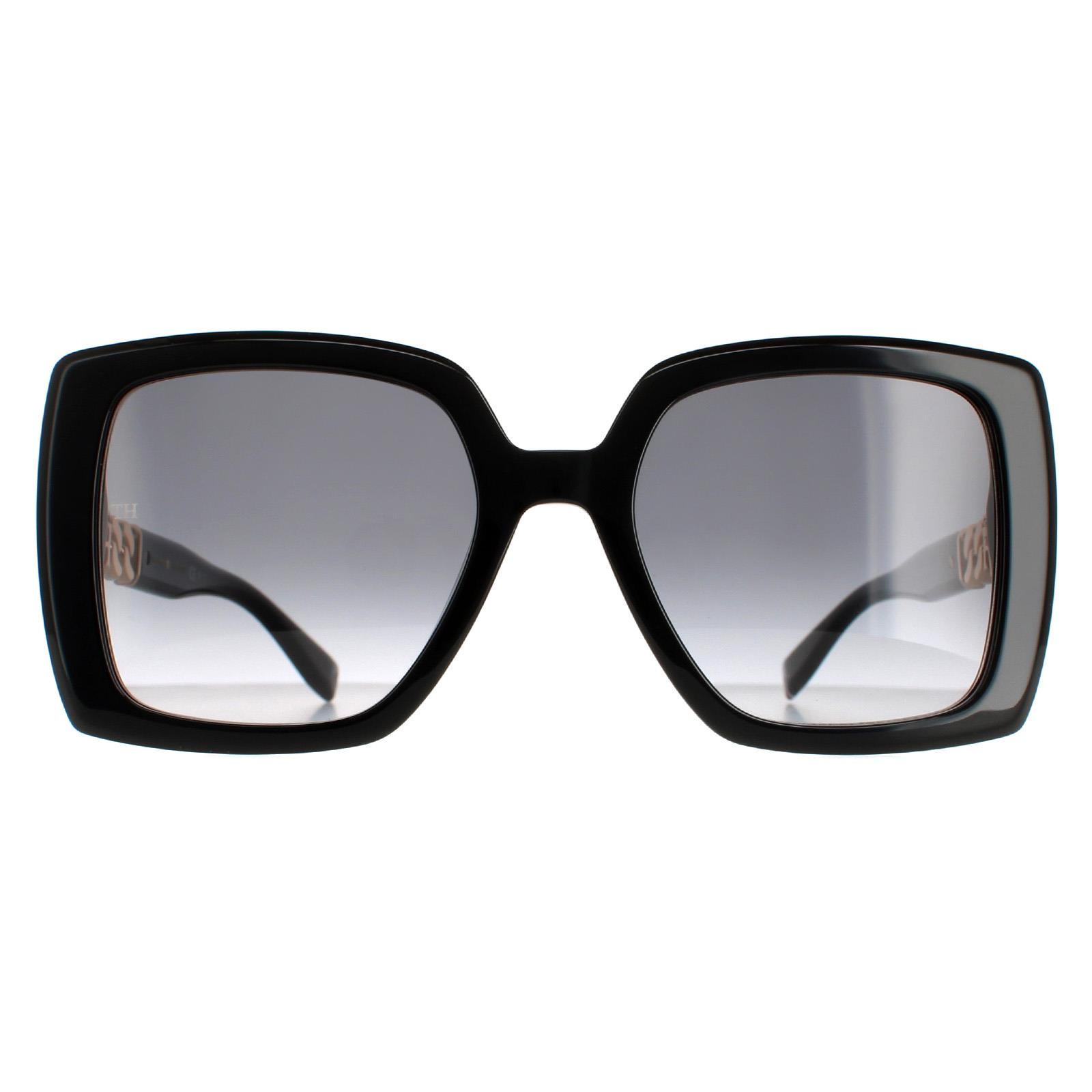 Thumbnail - Tommy Hilfiger Square Womens Schwarz Dunkelgrau Gradient TH 1894/S