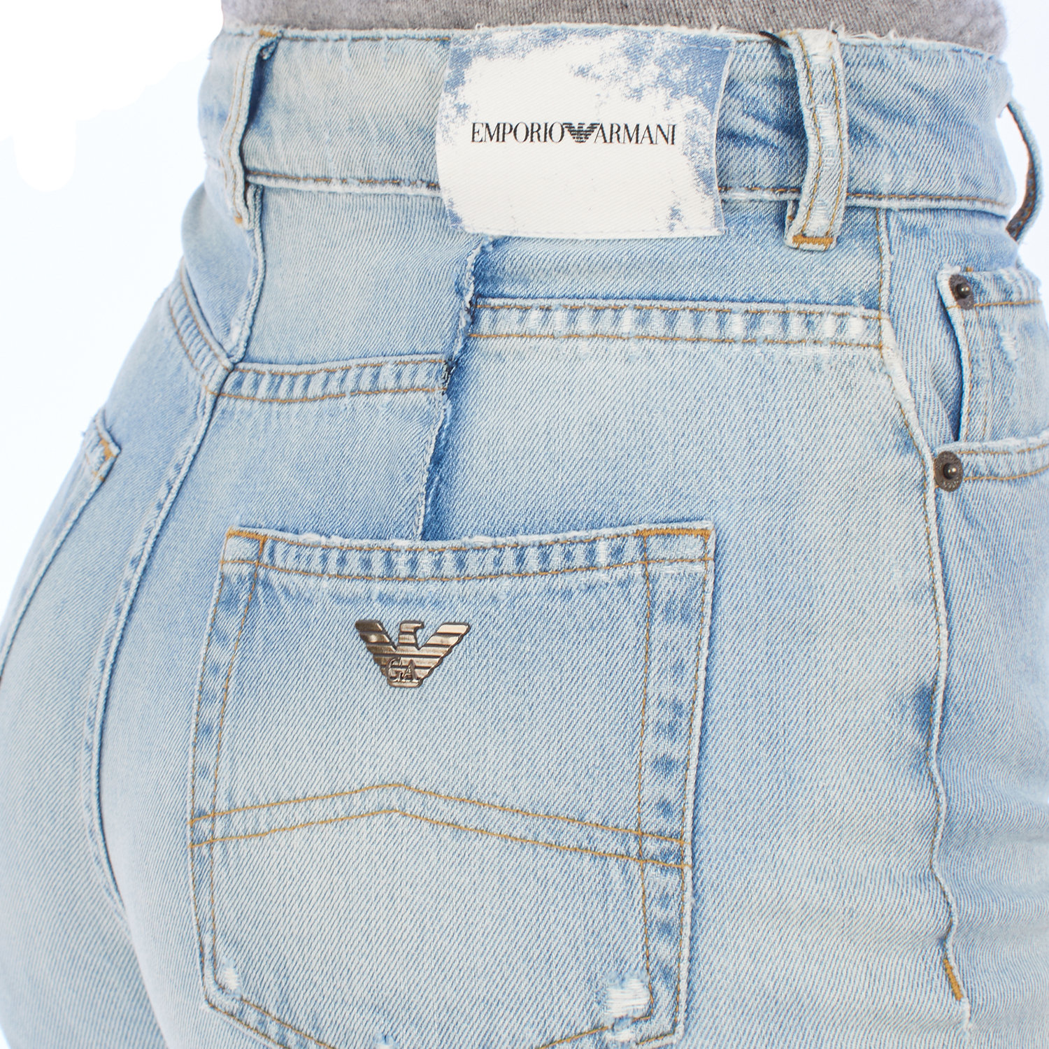 Emporio Armani Byxor med avslappnad passform 3K2J29 Dam – bild 2