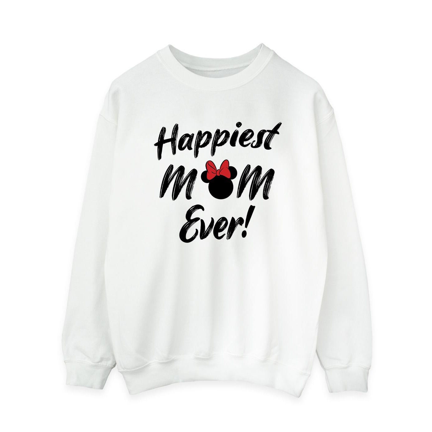 Thumbnail - Disney - "Happiest Mom Ever" Sweatshirt für Damen (Weiß)