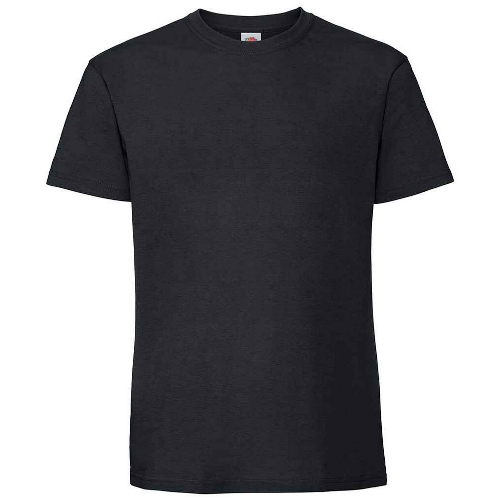 Thumbnail - Fruit Of The Loom Herren Premium T-Shirt (Schwarz)