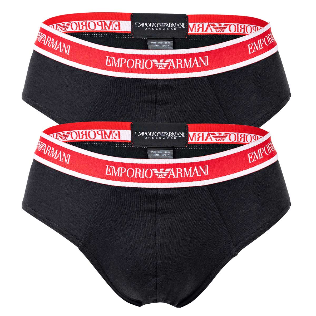 Thumbnail - Emporio Armani Men's Knit 2-Pack Brief Slip
