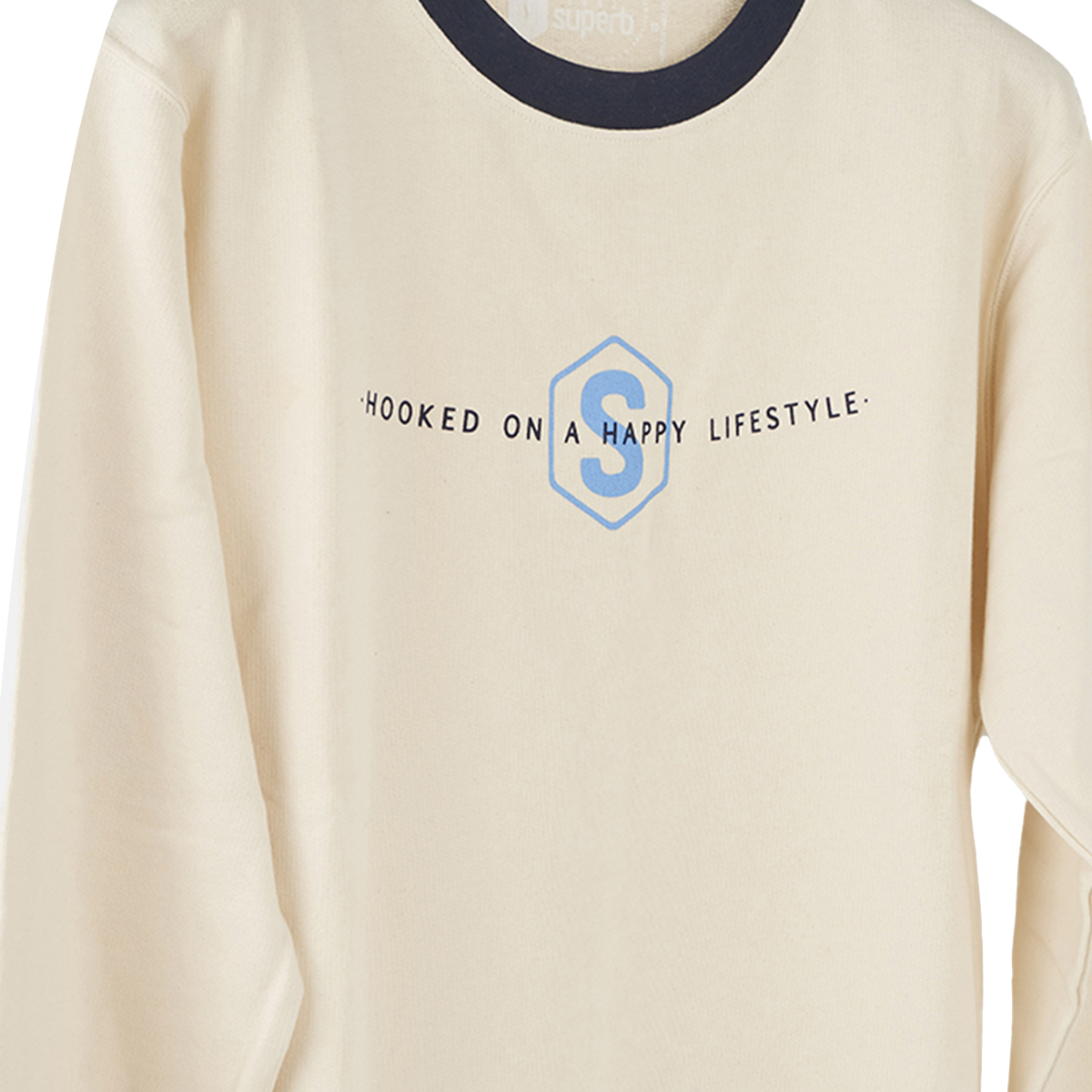 Superb Sudadera Crew BeHappy Sweatshirt herr – bild 2