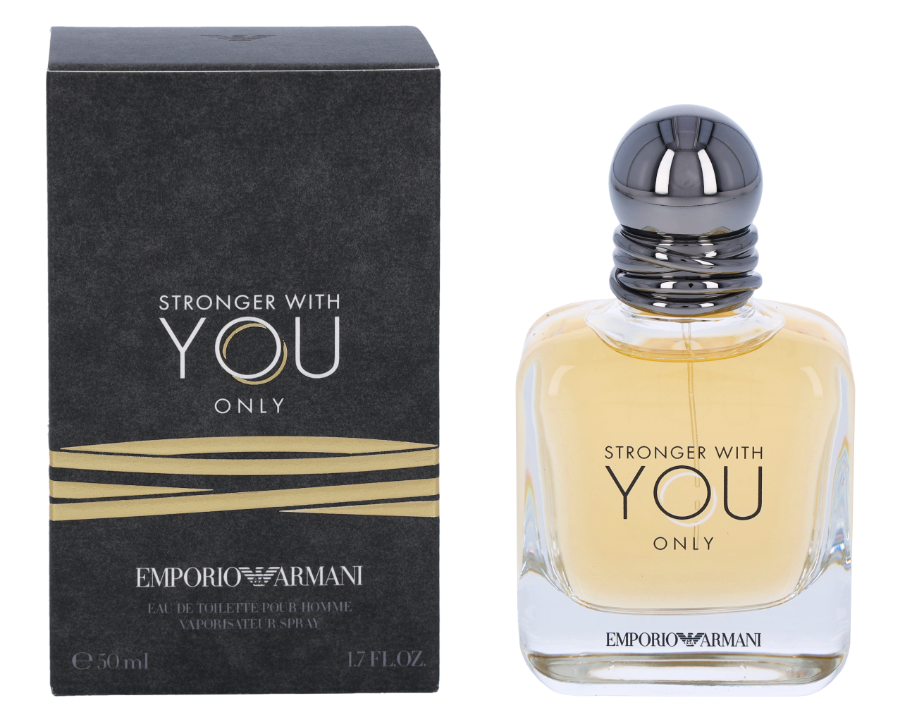 Emporio Armani Mens Stronger With You Only Edt Spray 50 ml - One Size