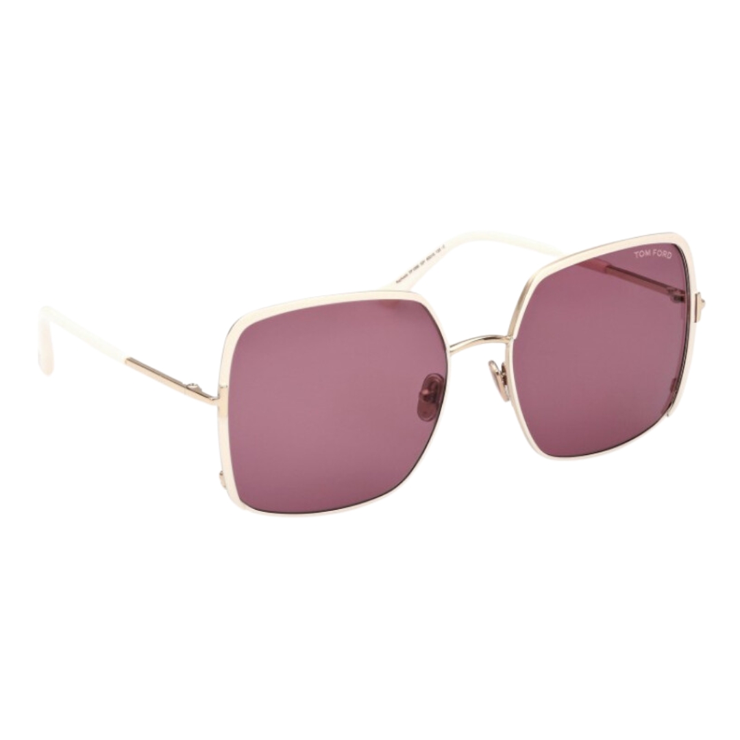 Tom Ford FT1006 32Y Raphaela Guld Solglasögon dam – bild 2