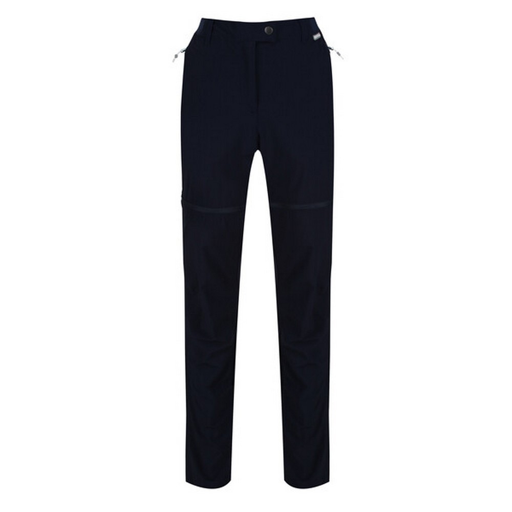 Regatta Womens/Ladies Mountain Zip-Off Trousers (Navy) - Size 16 Regular