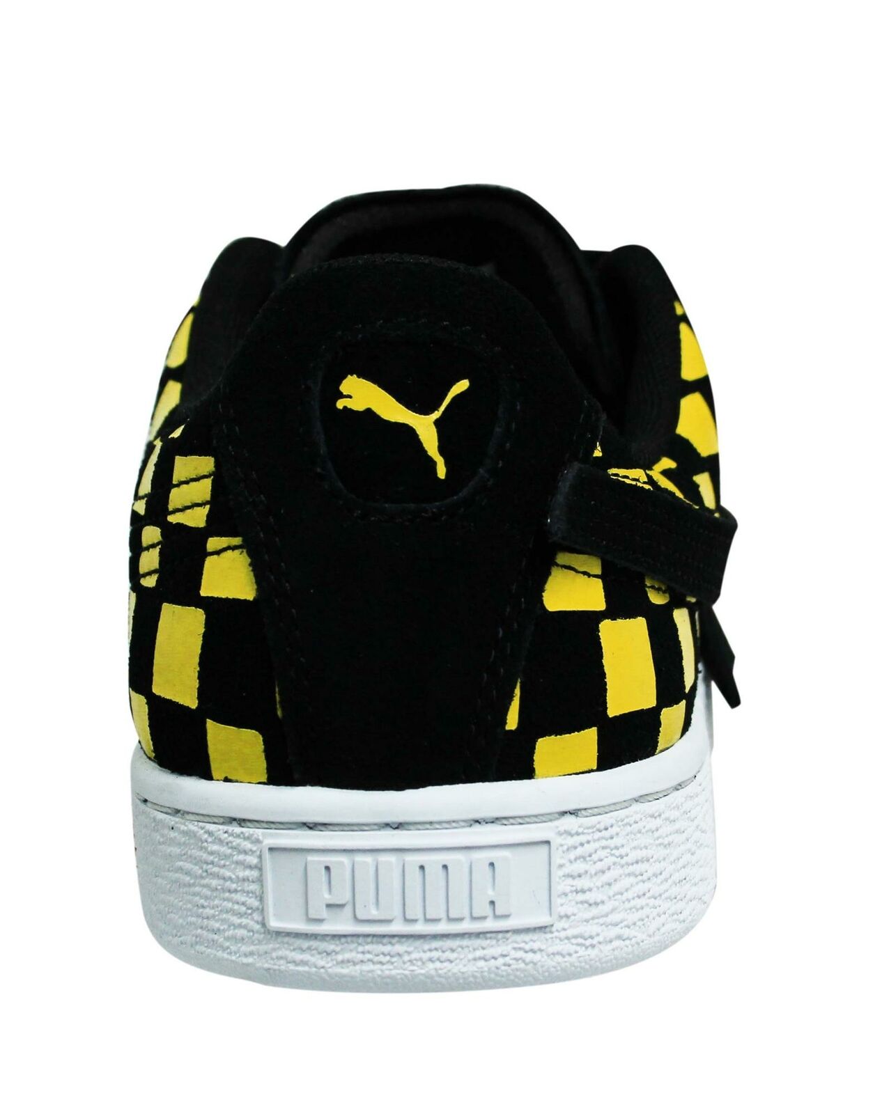 Puma Suede x Chinatown Market Svart Gul Låg Lace Up Herr Träningsskor 370133 01 – bild 2