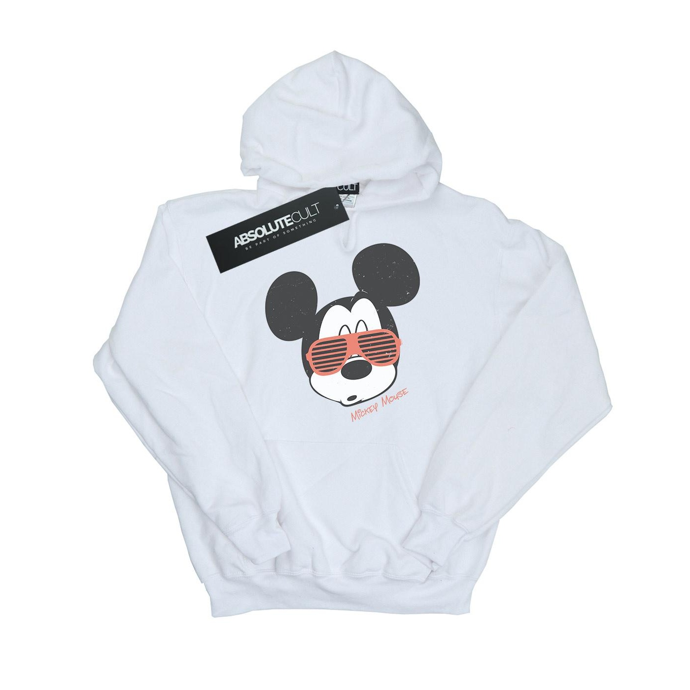 Thumbnail - Disney - "Mickey Mouse Sunglasses" Kapuzenpullover für Damen (Weiß)
