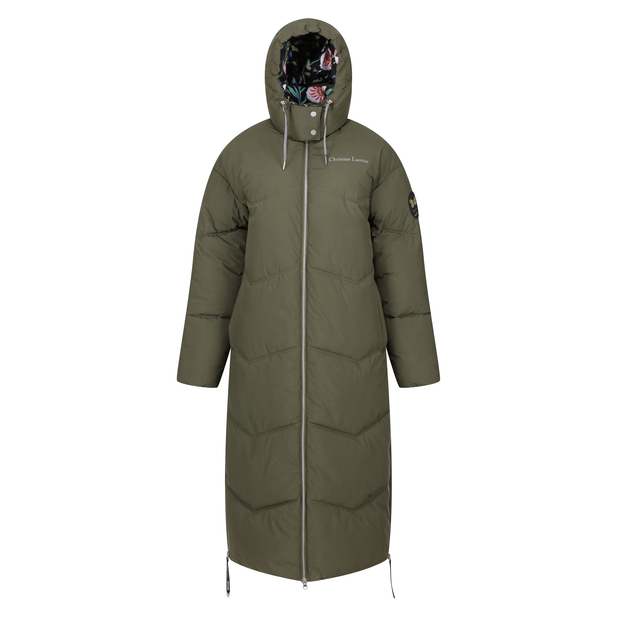 Regatta Dames/Dames Christian Lacroix Milhaud Longline Pufferjack (Donkere Khaki)