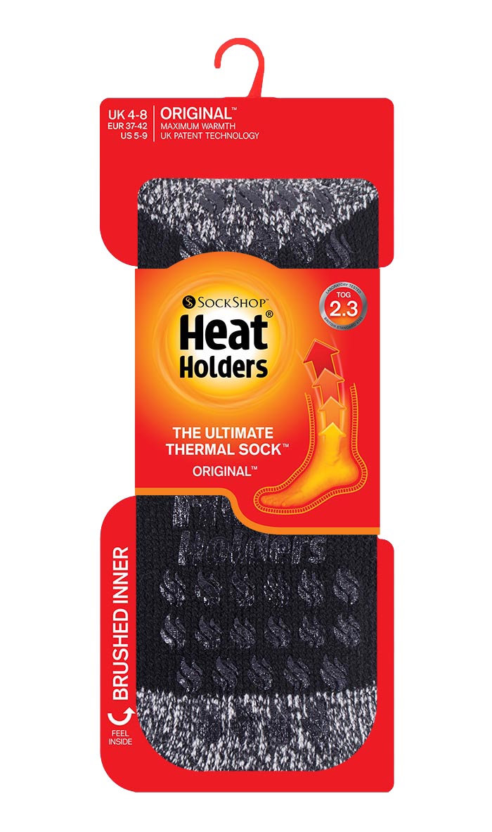 Heat Holders Halkfria termiska strumpor med grepp för damer – bild 2