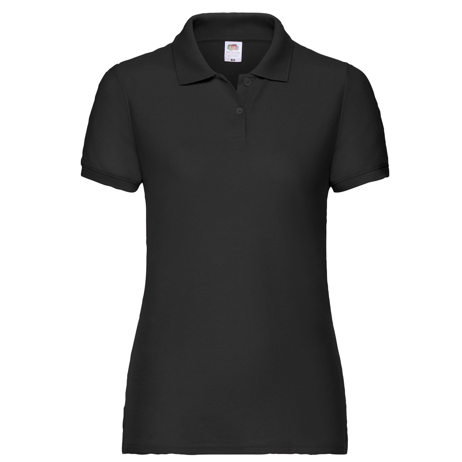 Fruit of the Loom - Poloshirt für Damen (Schwarz)
