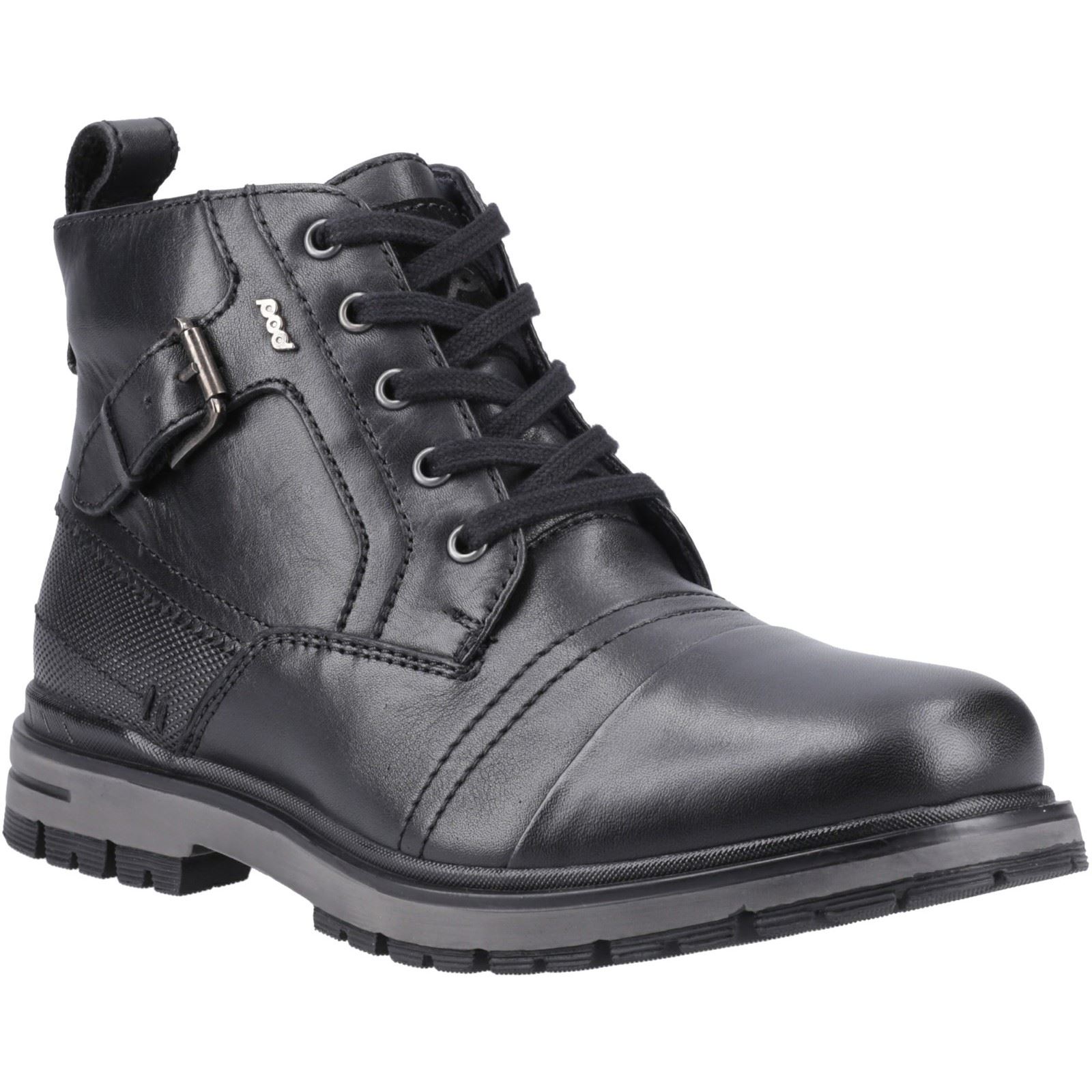 Thumbnail - Pod Eros Leder Herrenstiefel Schwarz