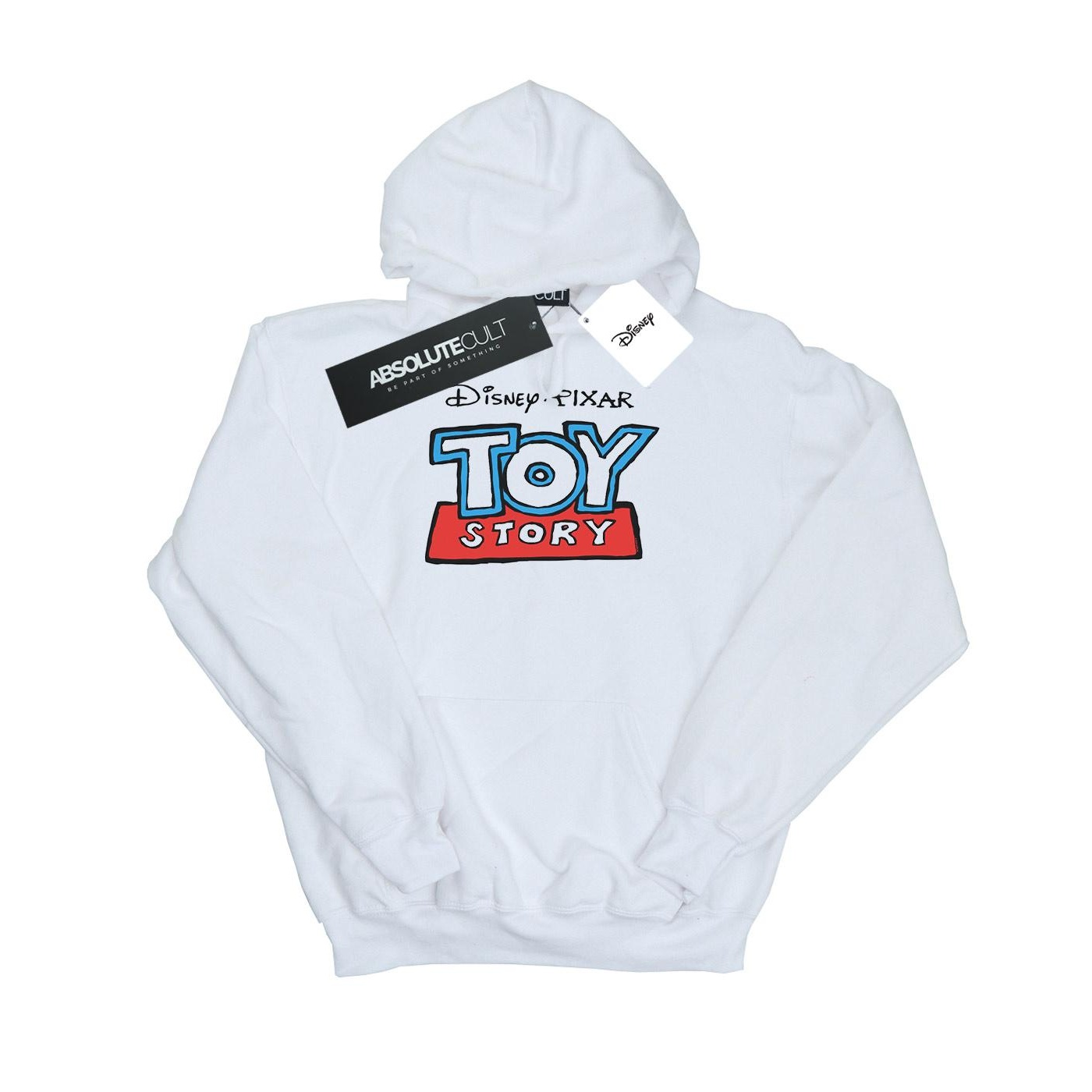 Thumbnail - Disney - "Toy Story Cartoon Logo" Kapuzenpullover für Herren (Weiß)