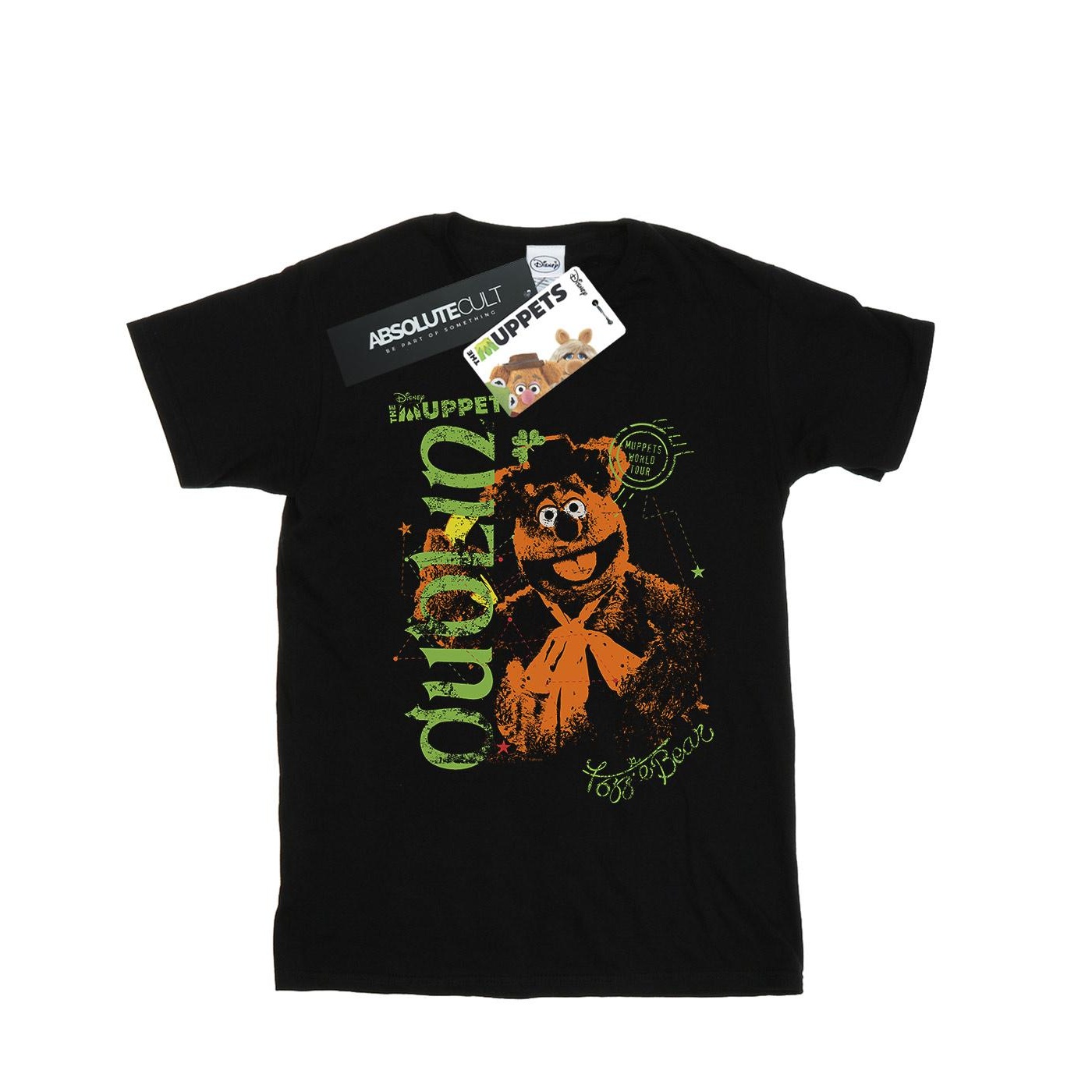 Disney - "The Muppets Fozzie Bear In Dublin" T-Shirt für Herren (Schwarz)
