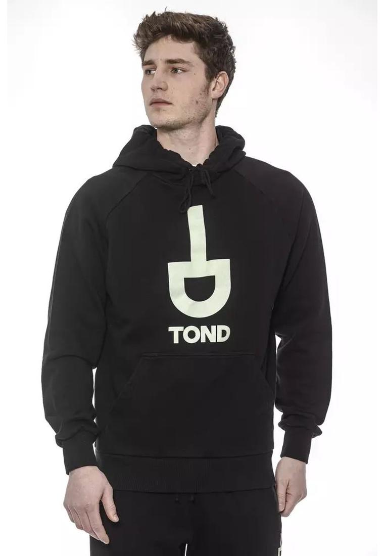 Tond Mens Black Cotton Sweater - Size Small