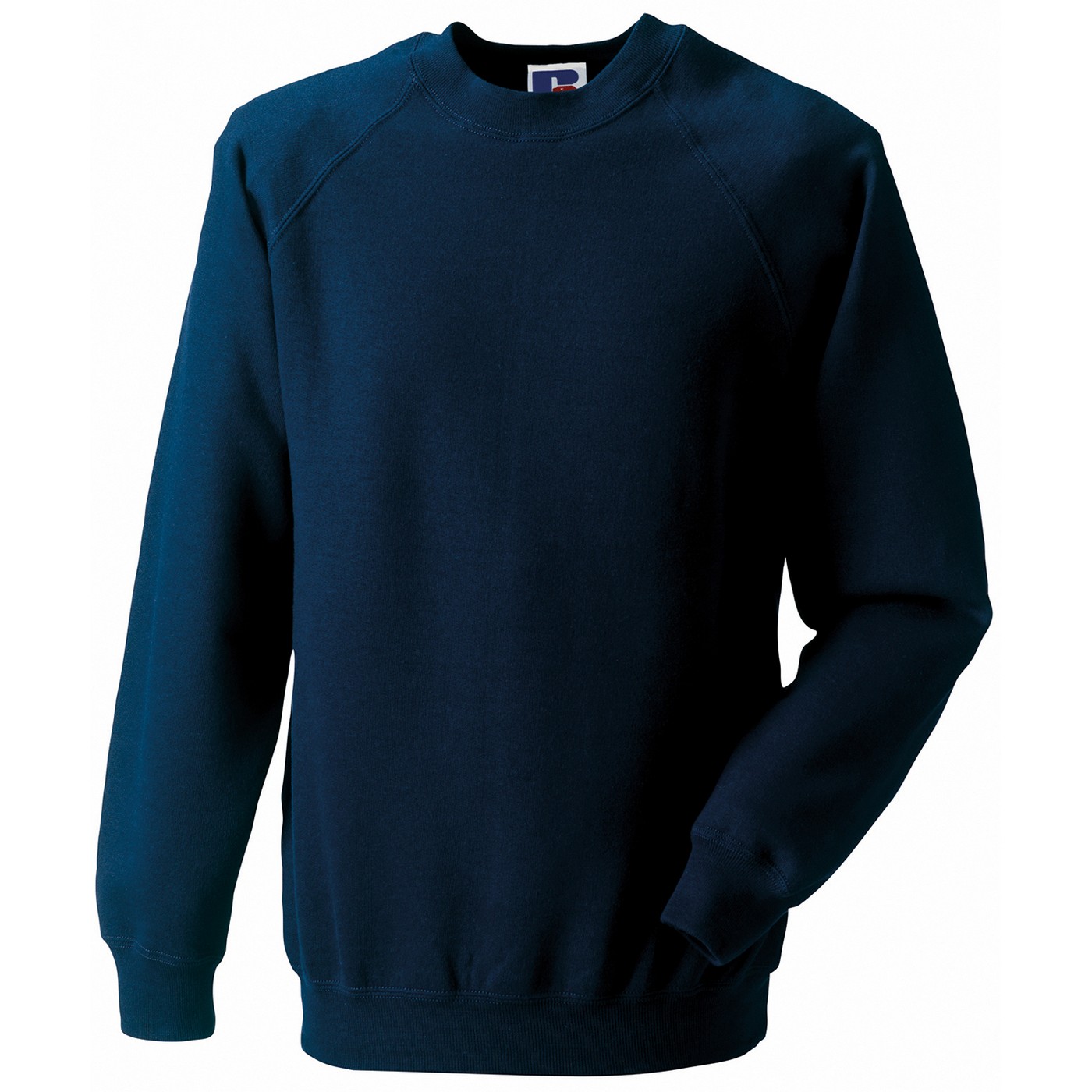 Thumbnail - Russell - "Spotshield" Sweatshirt für Herren Raglanärmel (Dunkelblau)