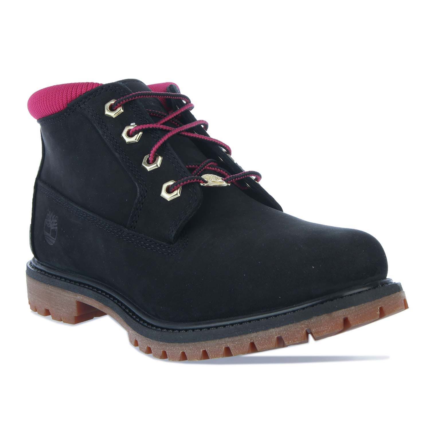 TIMBERLAND Nellie Chukka Double WP-kängor i svart för kvinnor dam – bild 2
