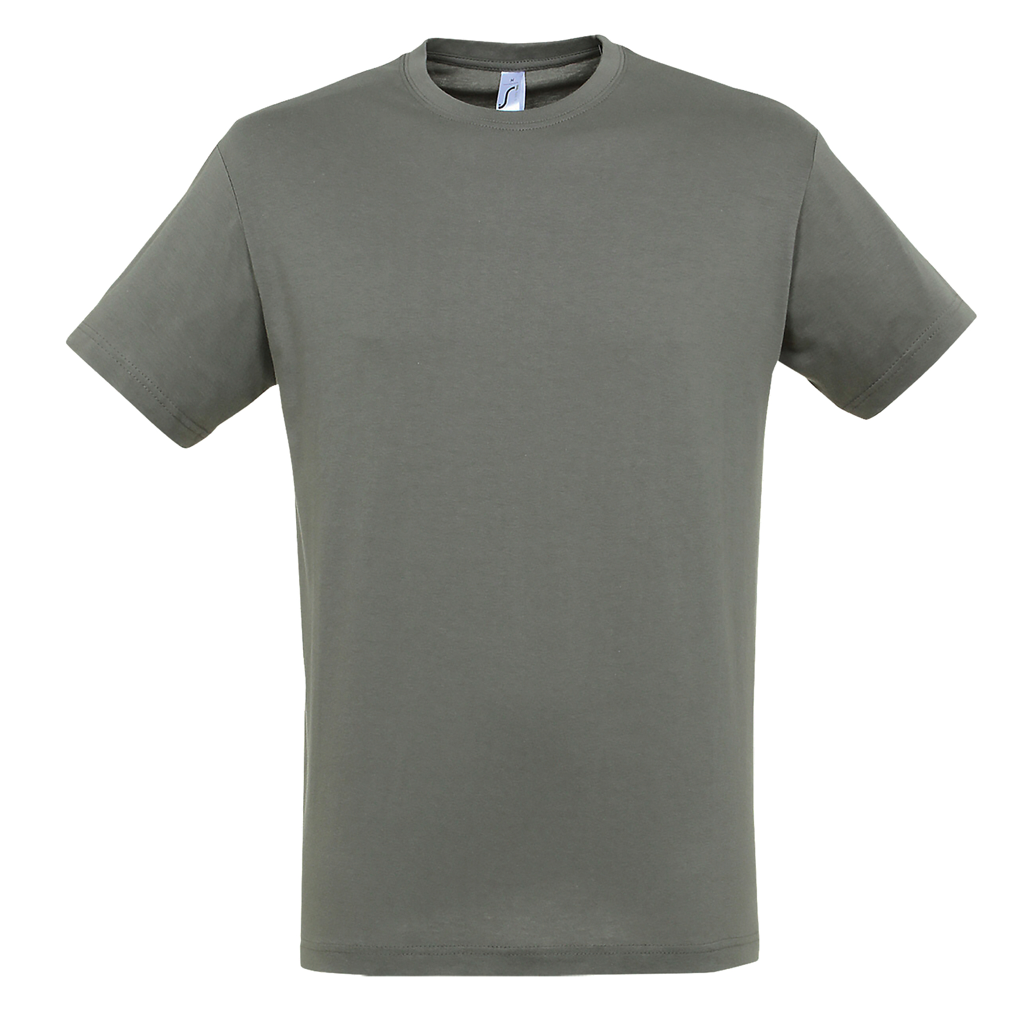 Thumbnail - SOLS Herren Regent T-Shirt mit kurzen Ärmeln (Zink)