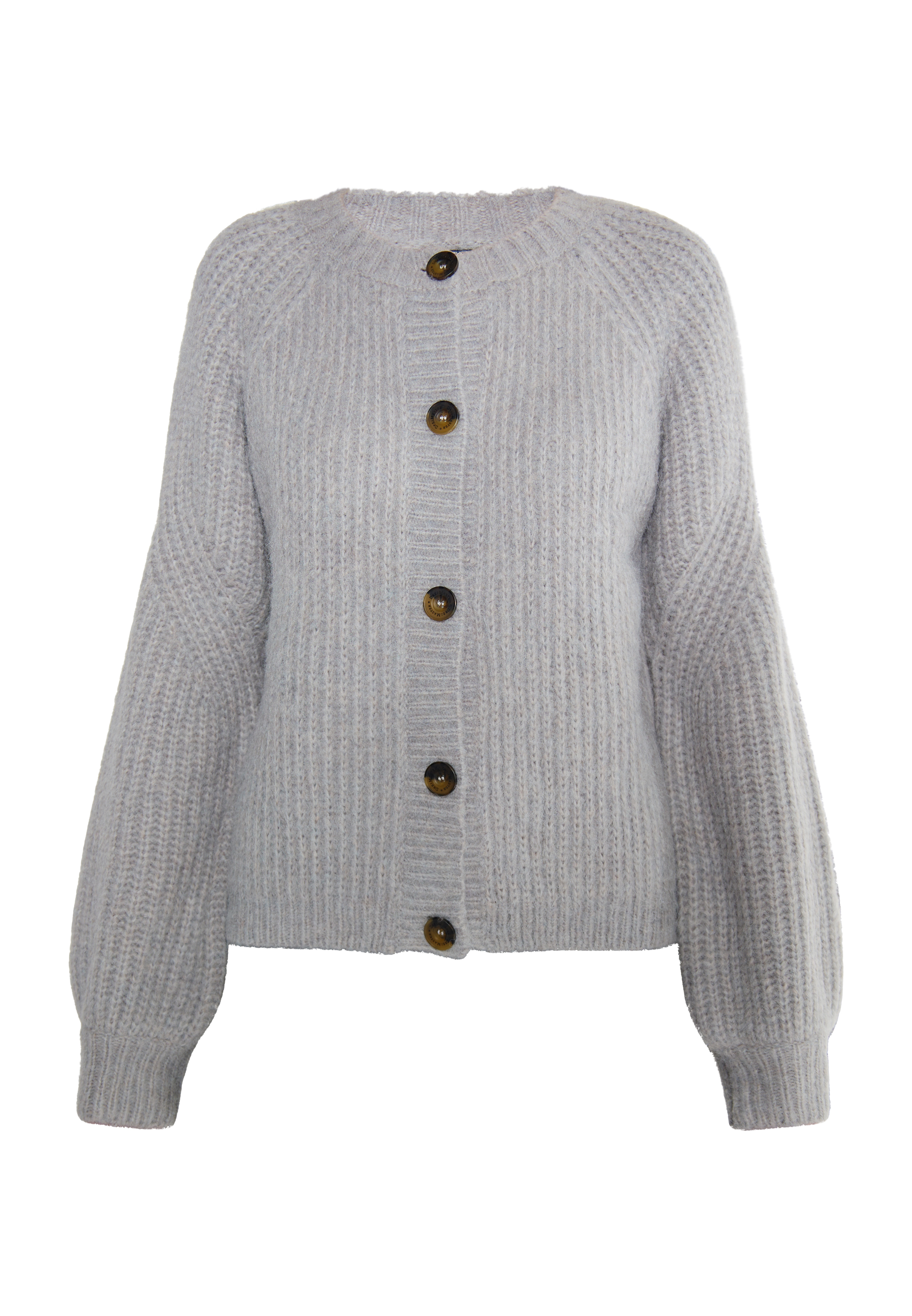 Dreimaster Vest Dames grijs melange