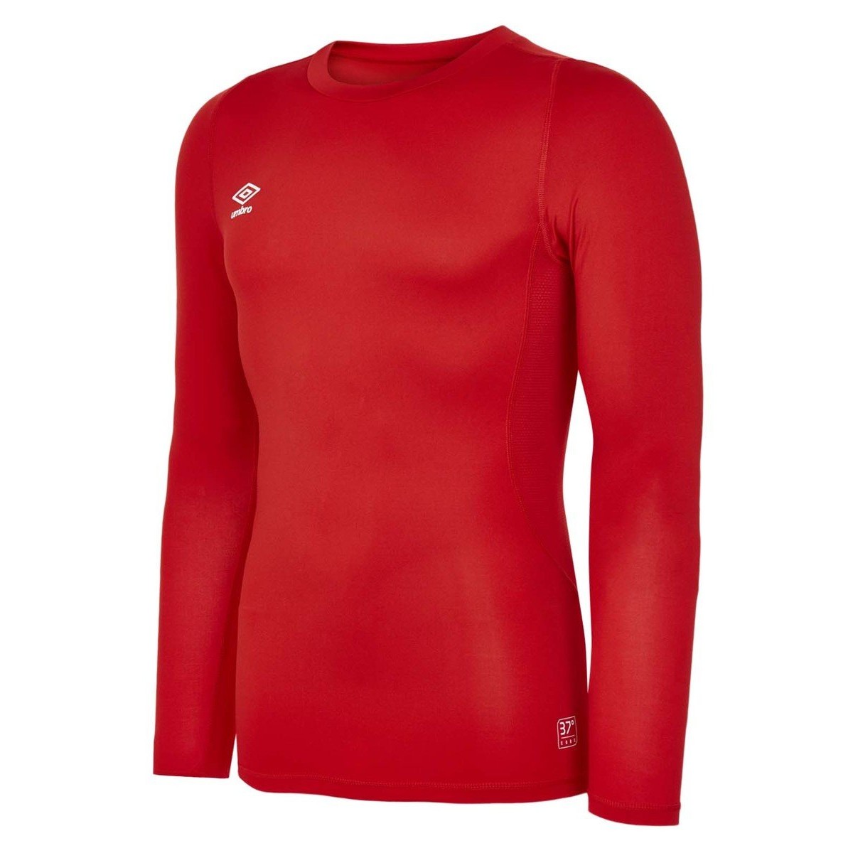 Umbro - "Core" Base Layer Oberteil für Kinder Langärmlig (Zinnoberrot)
