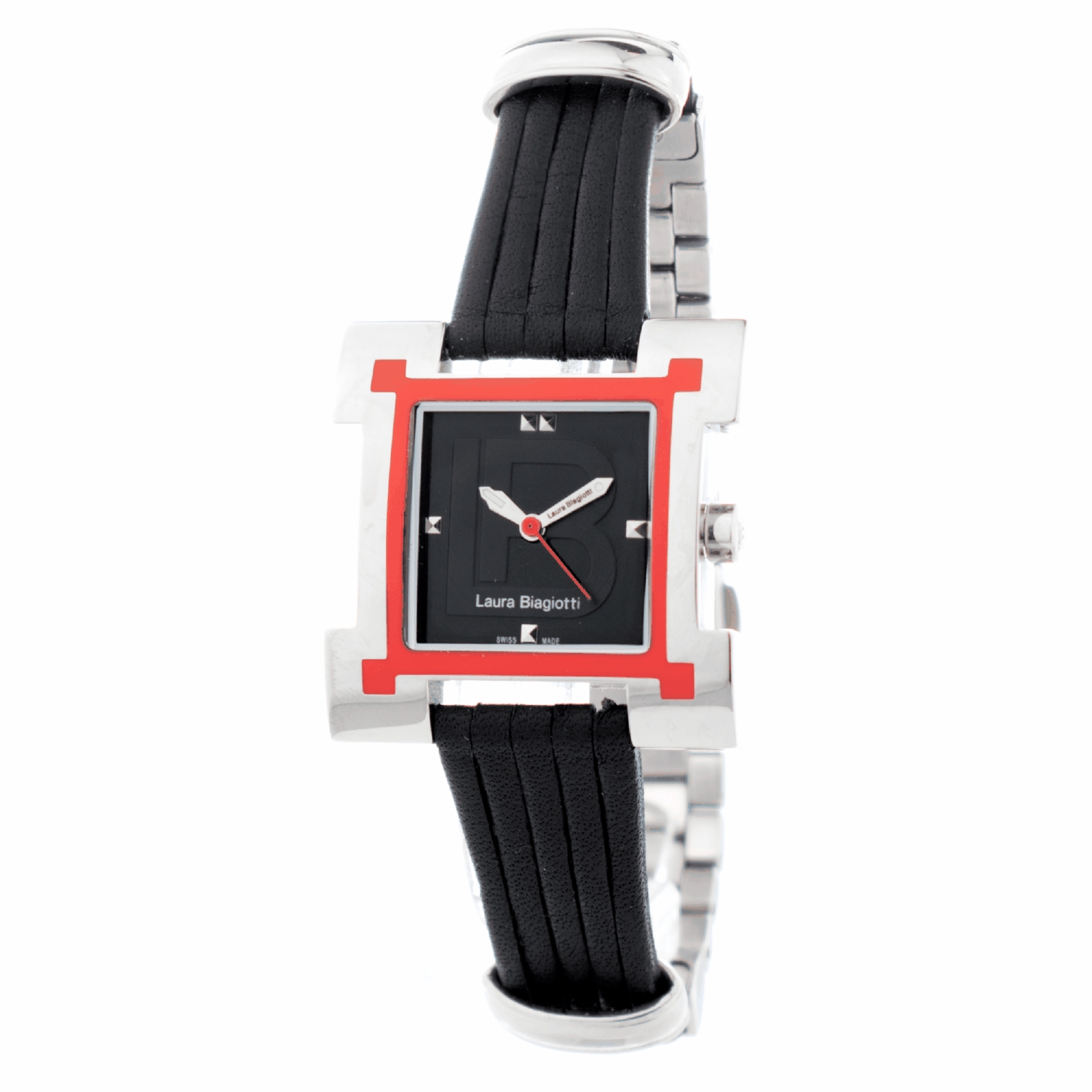 Thumbnail - Laura Biagiotti Unisex-Uhr Quartz Silber Orange